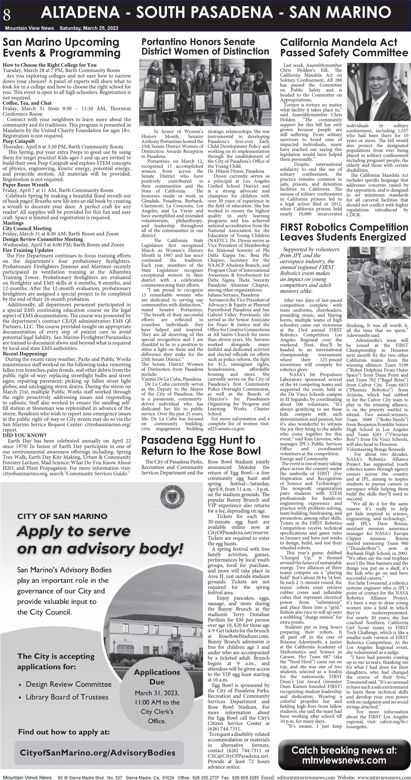 MVNews this week:  Page 8