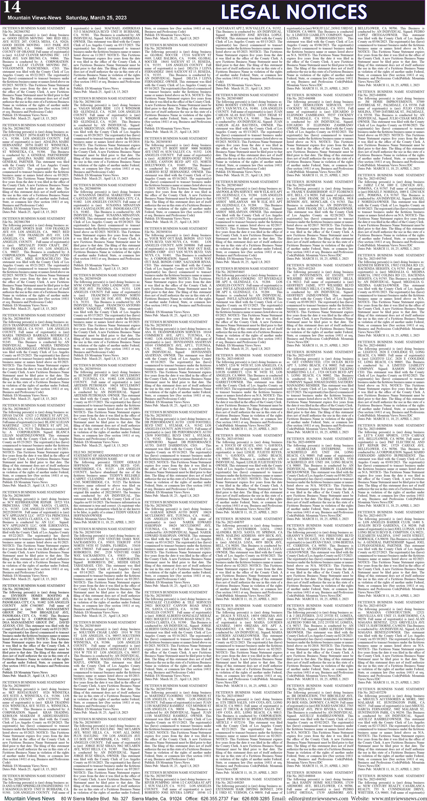 MVNews this week:  Page 14