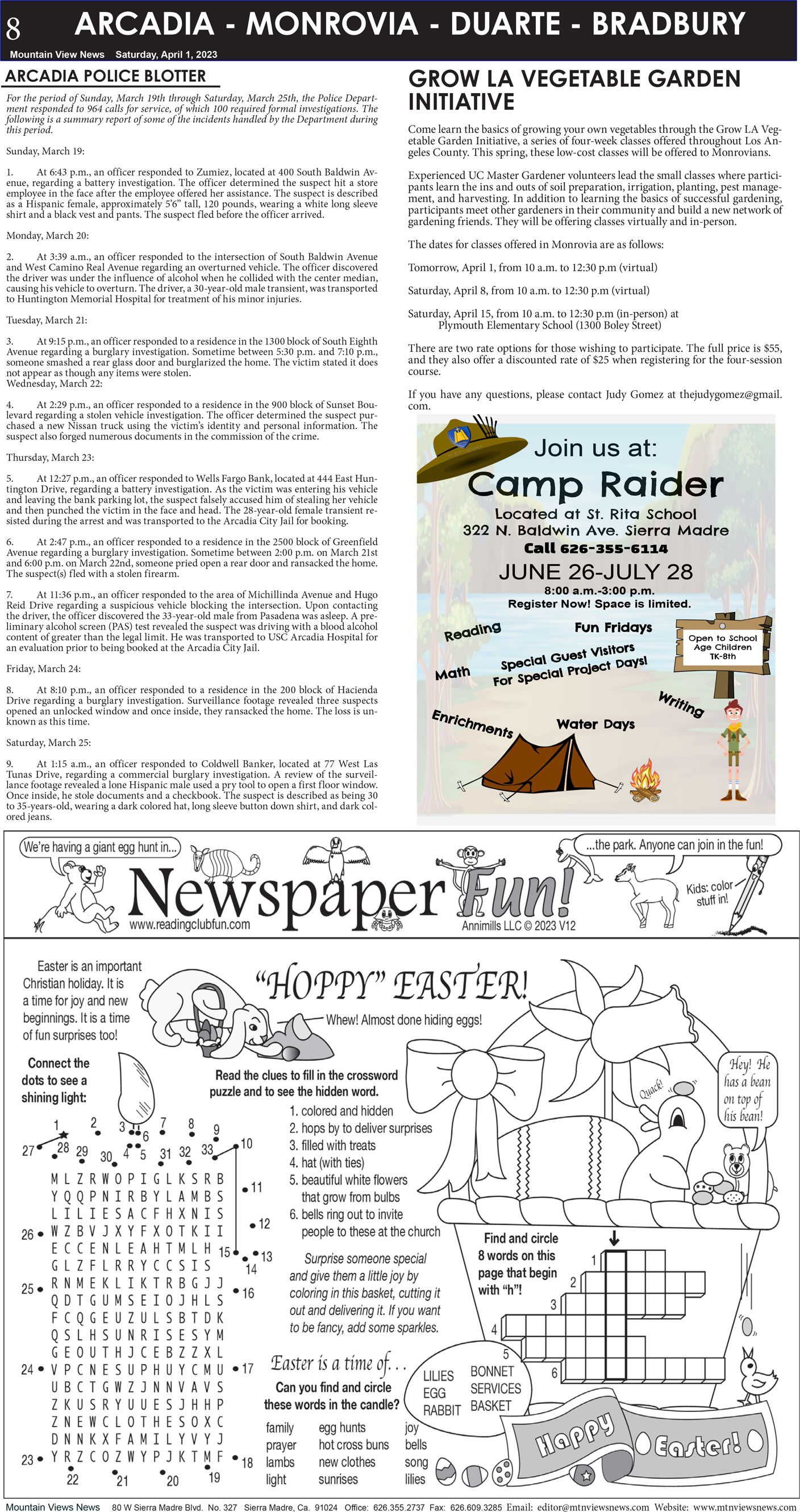 MVNews this week:  Page 8
