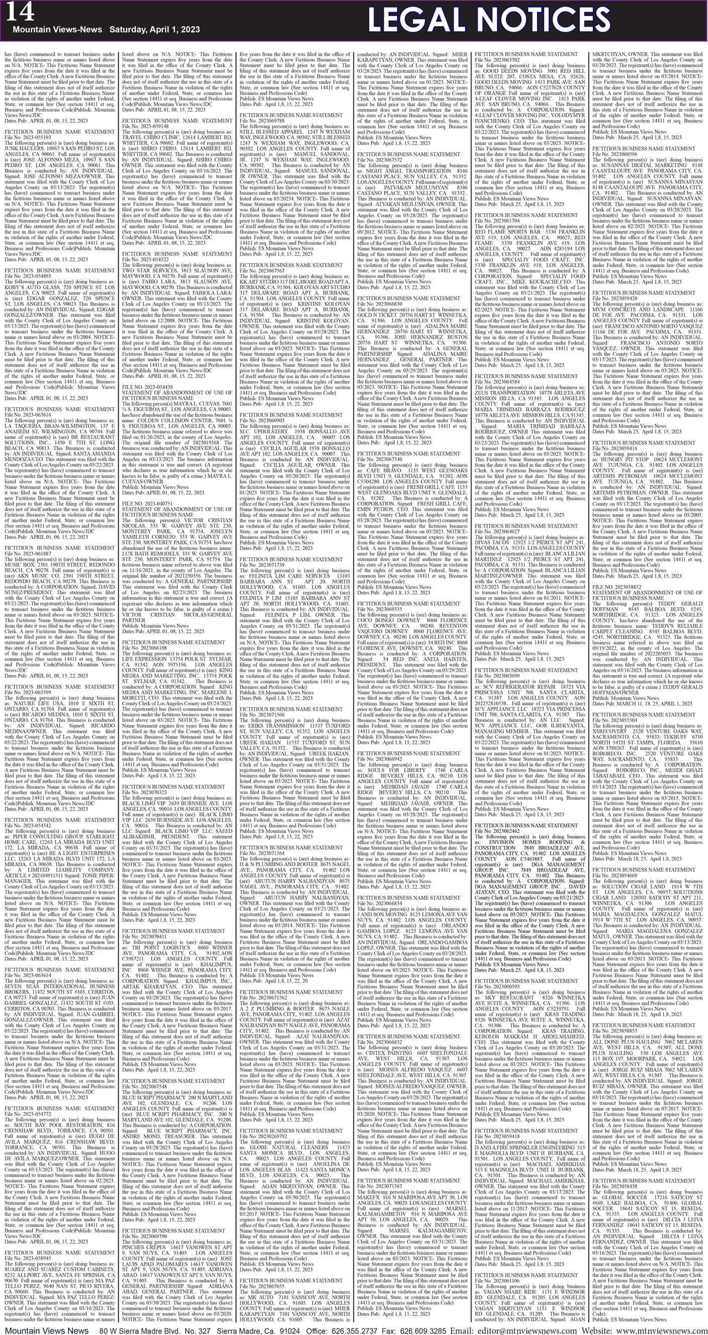 MVNews this week:  Page 14