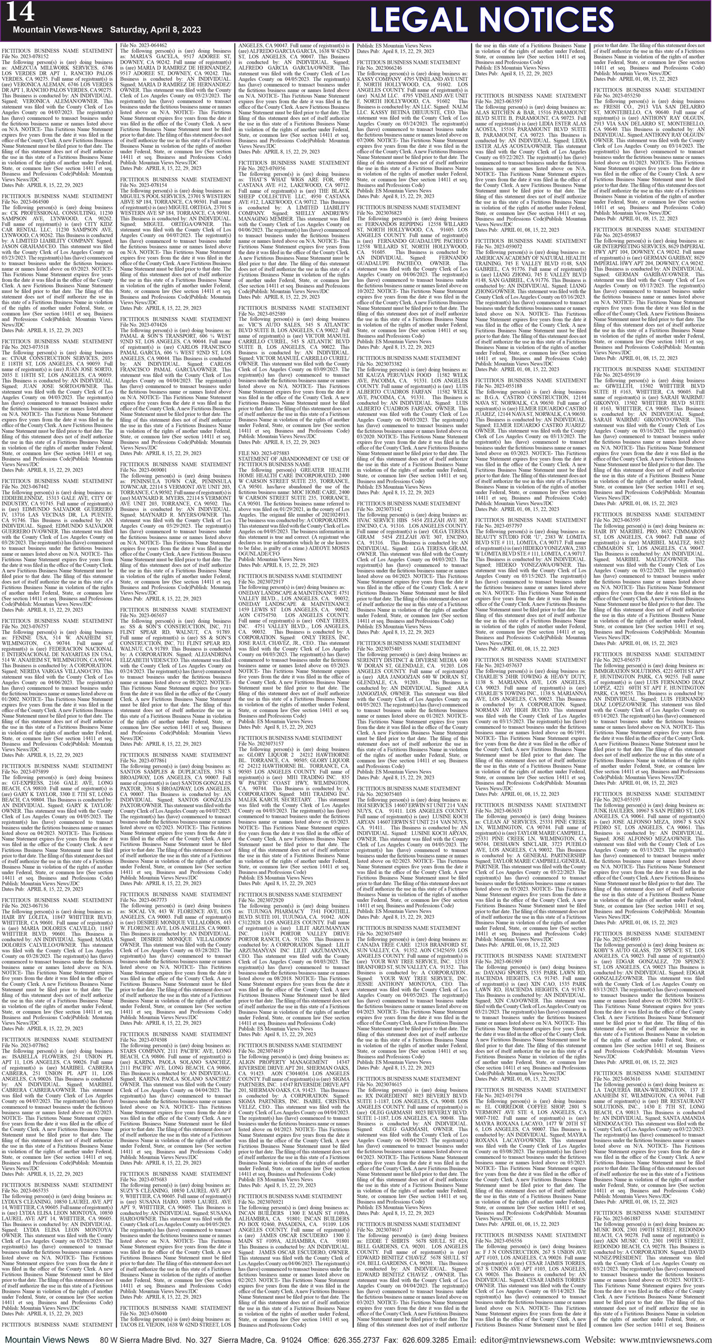 MVNews this week:  Page 14