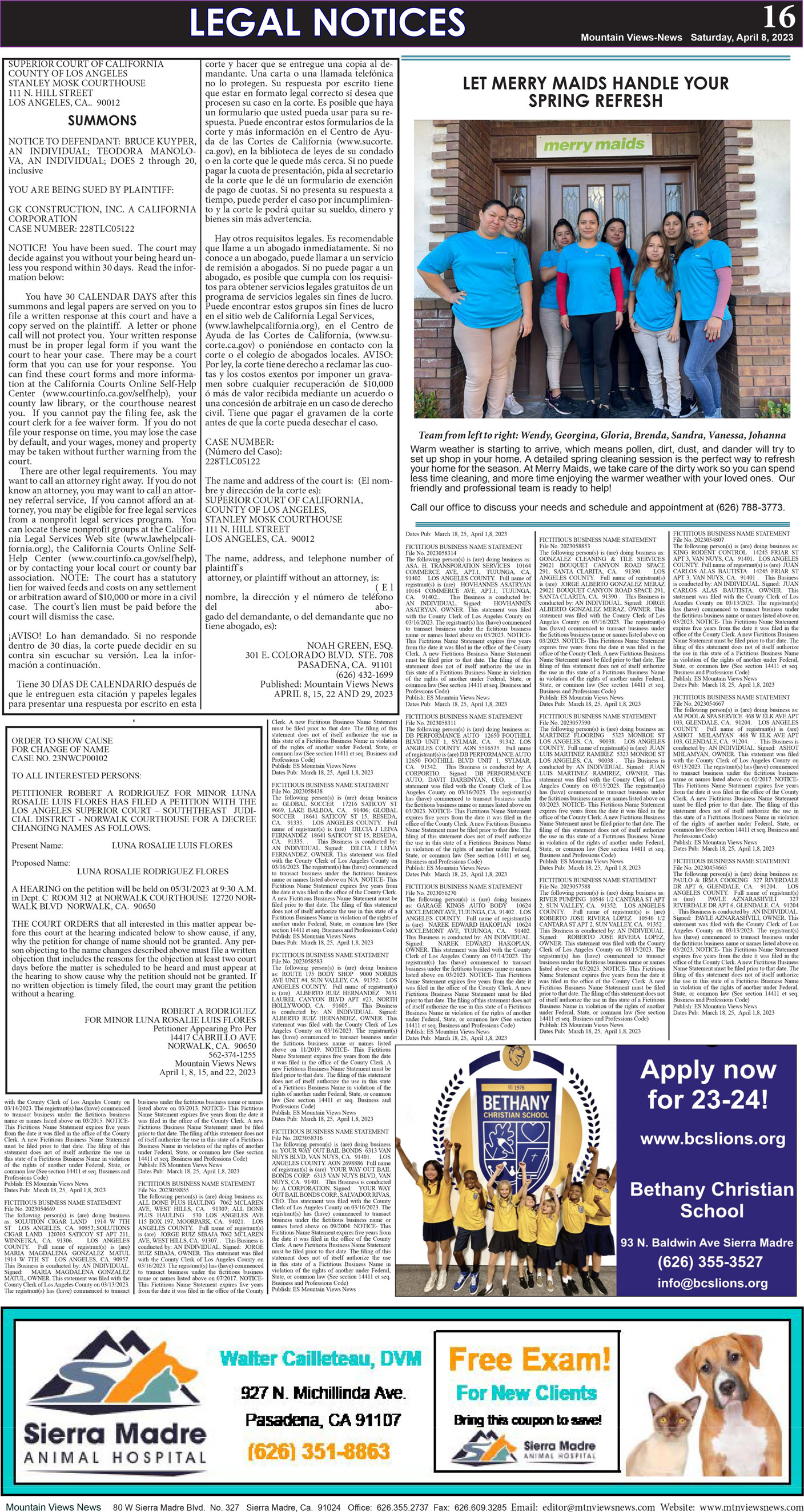 MVNews this week:  Page 16