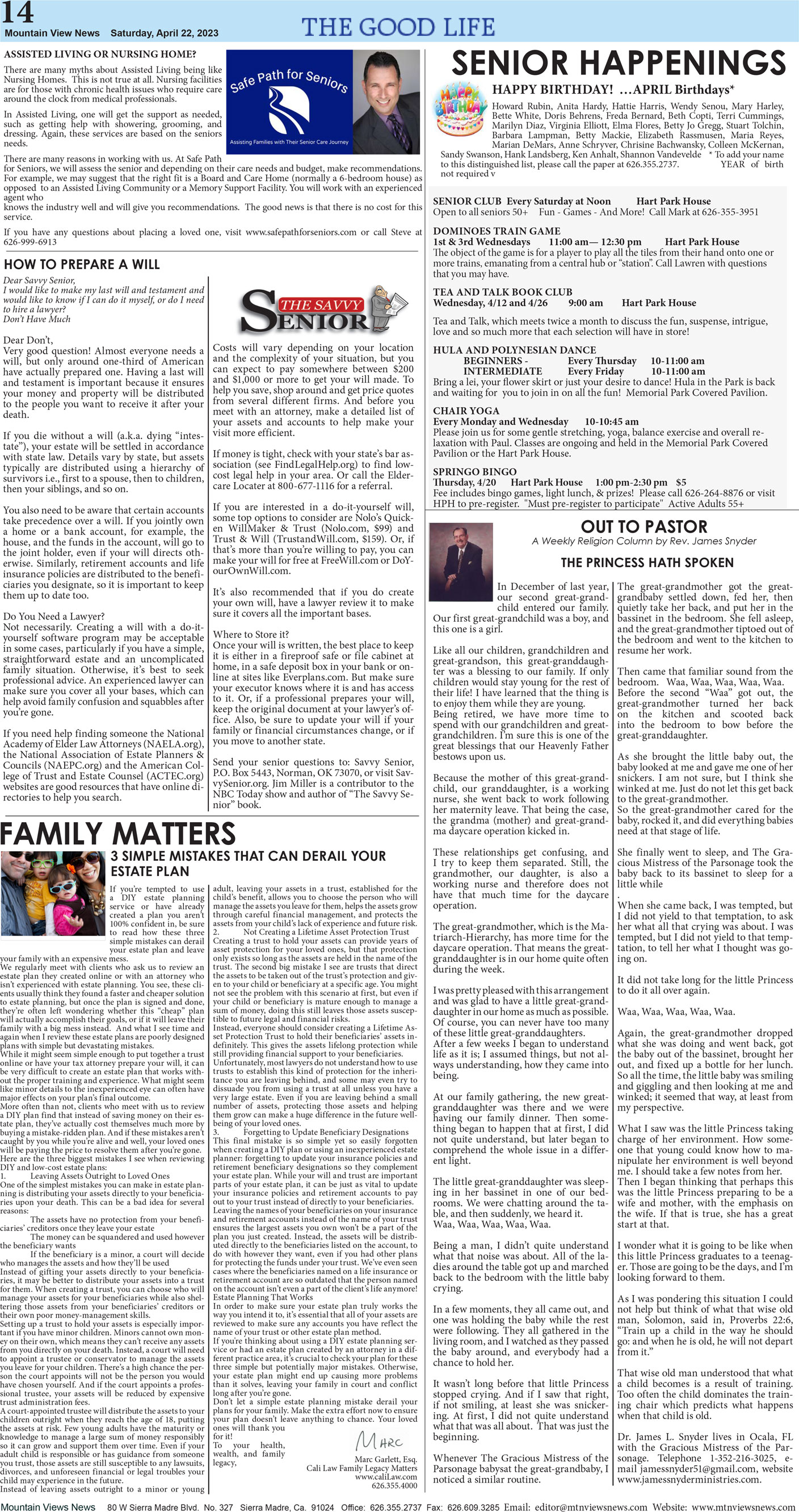 MVNews this week:  Page 14