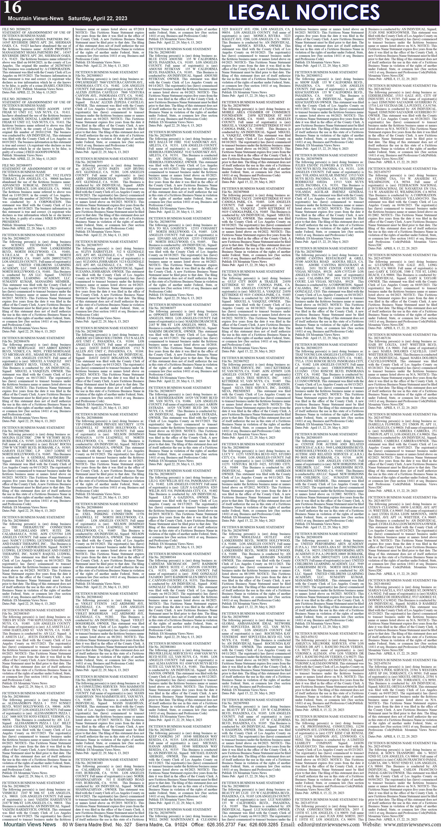 MVNews this week:  Page 16