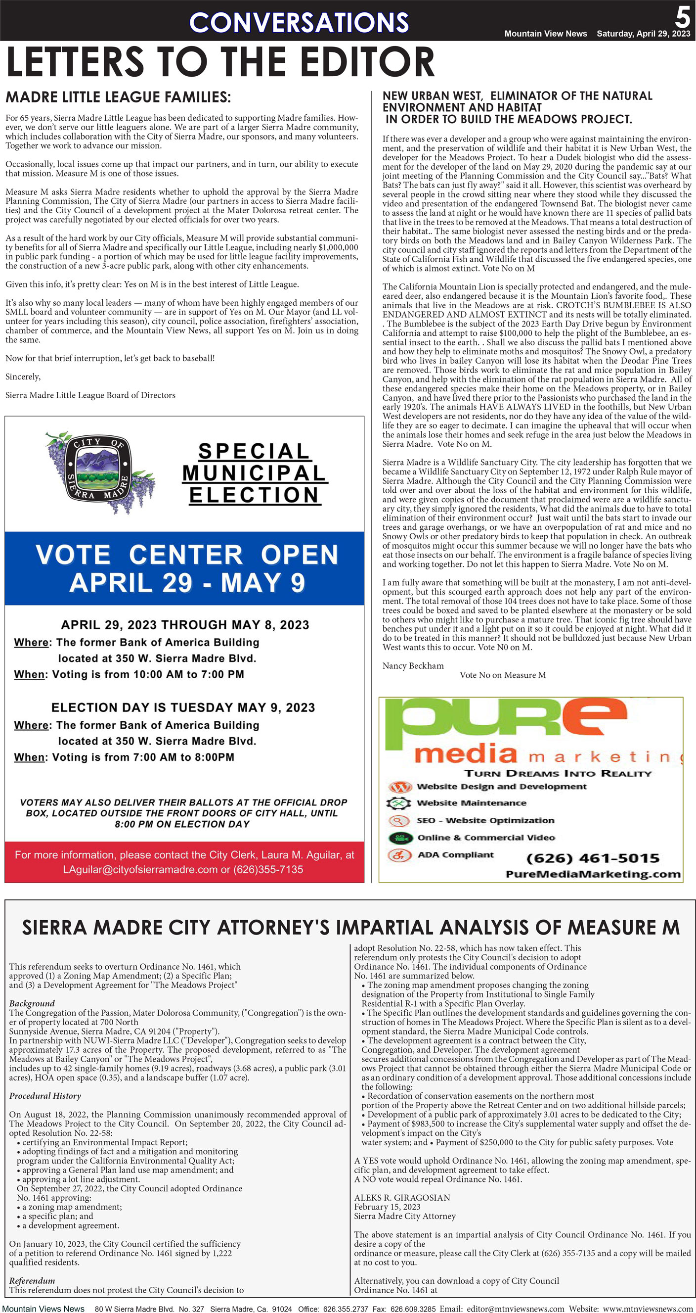 MVNews this week:  Page B:5