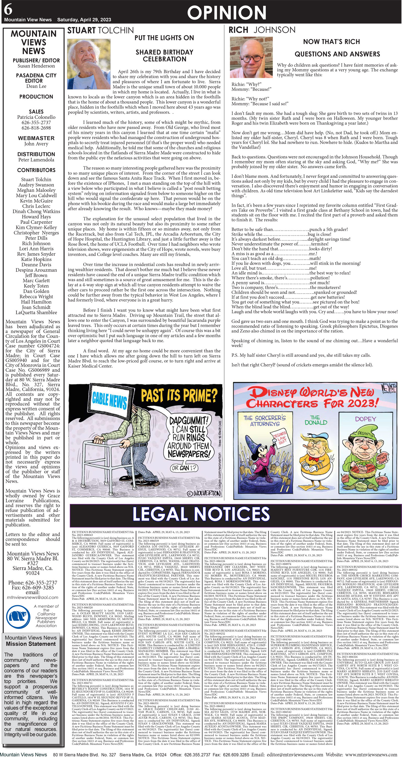 MVNews this week:  Page B:6