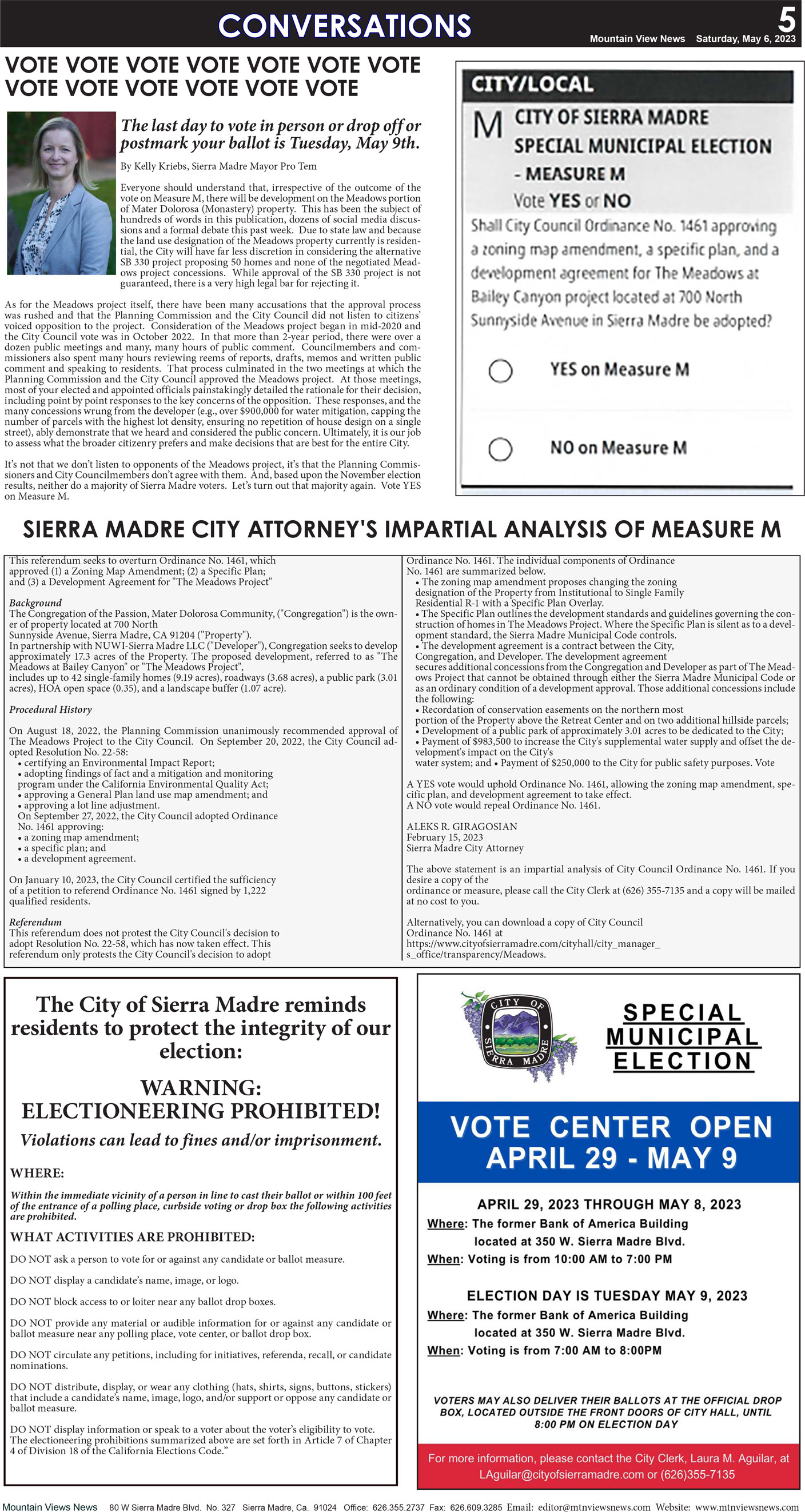 MVNews this week:  Page B:5