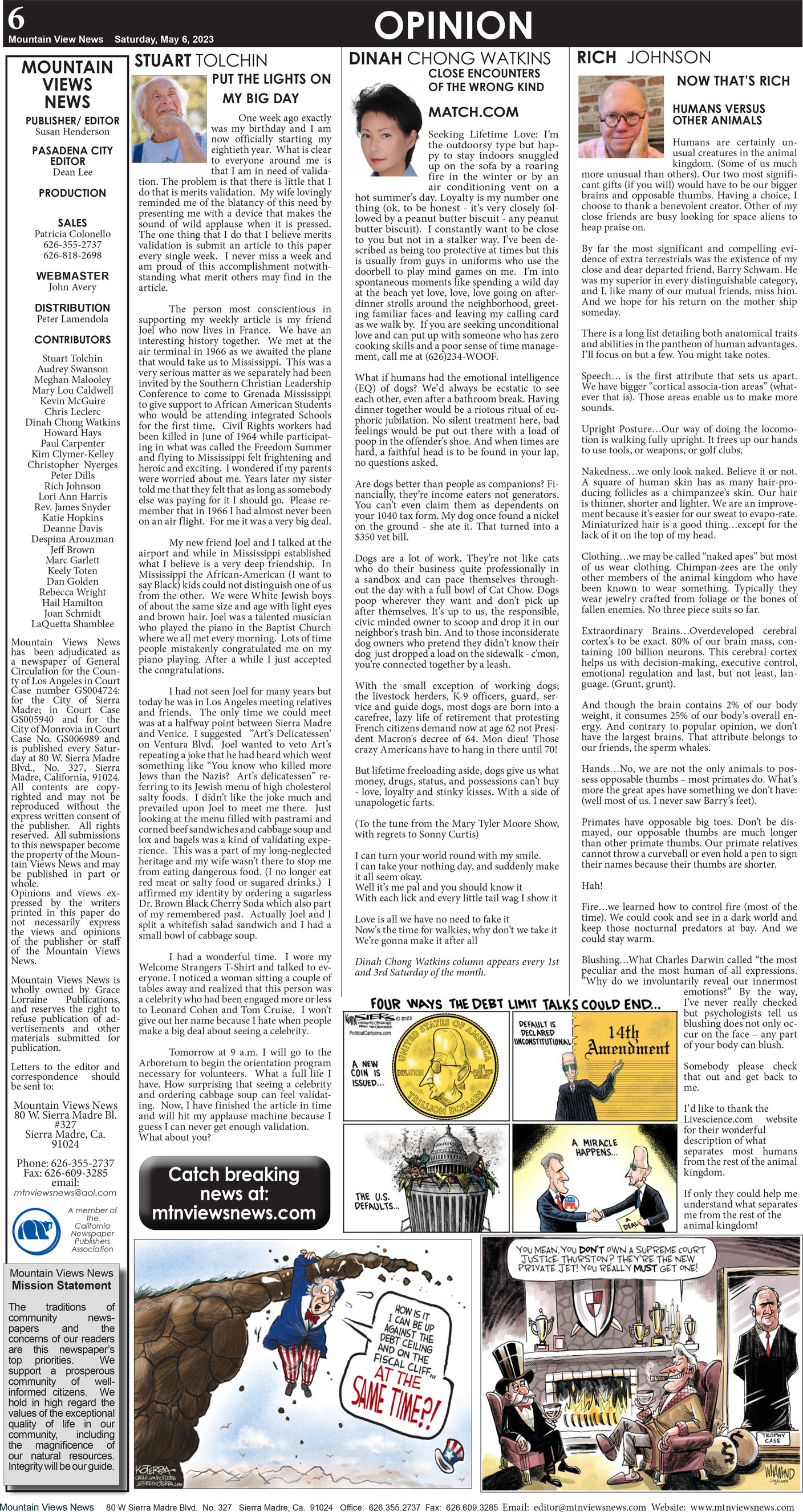 MVNews this week:  Page B:6