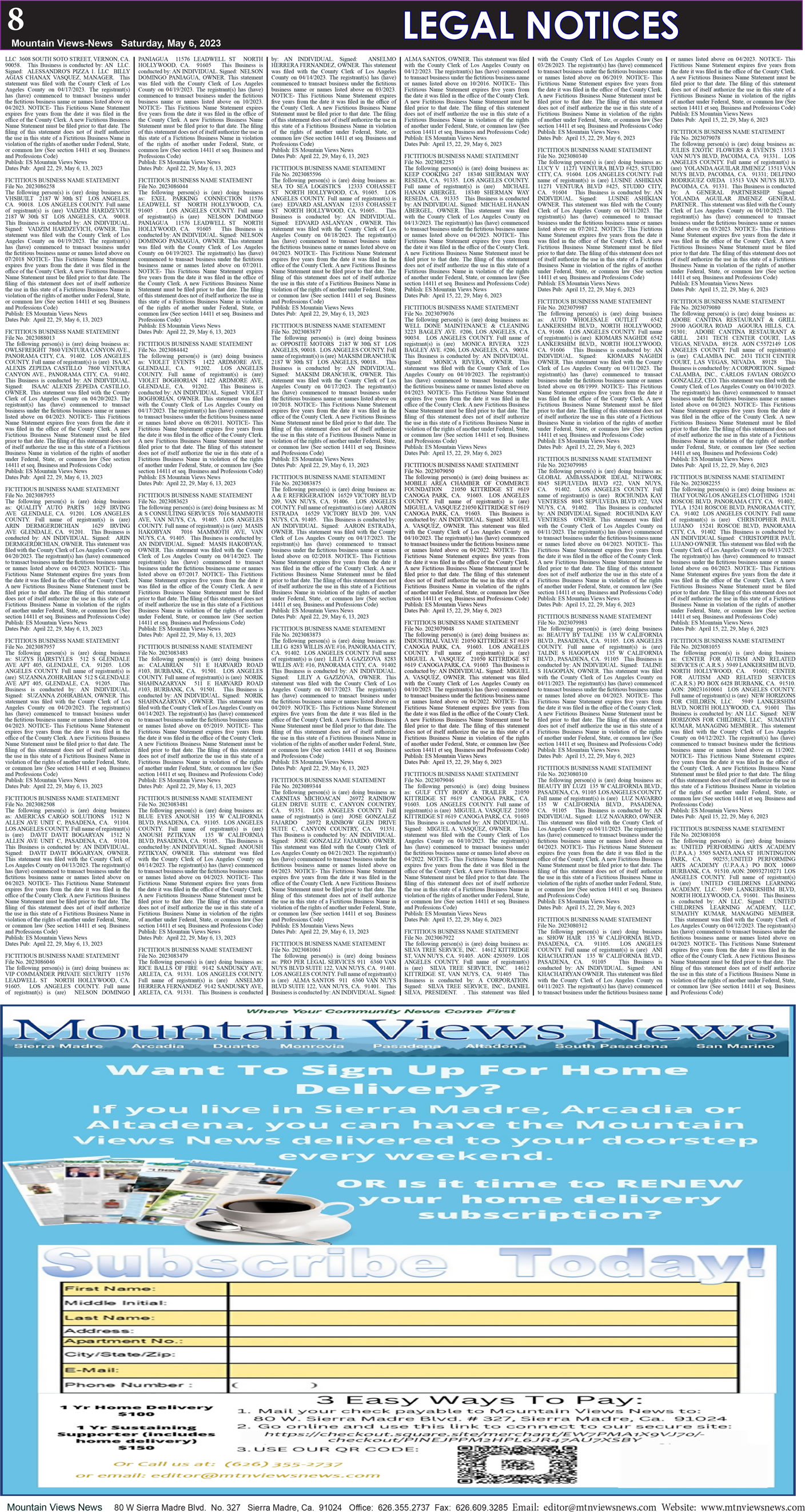 MVNews this week:  Page B:8