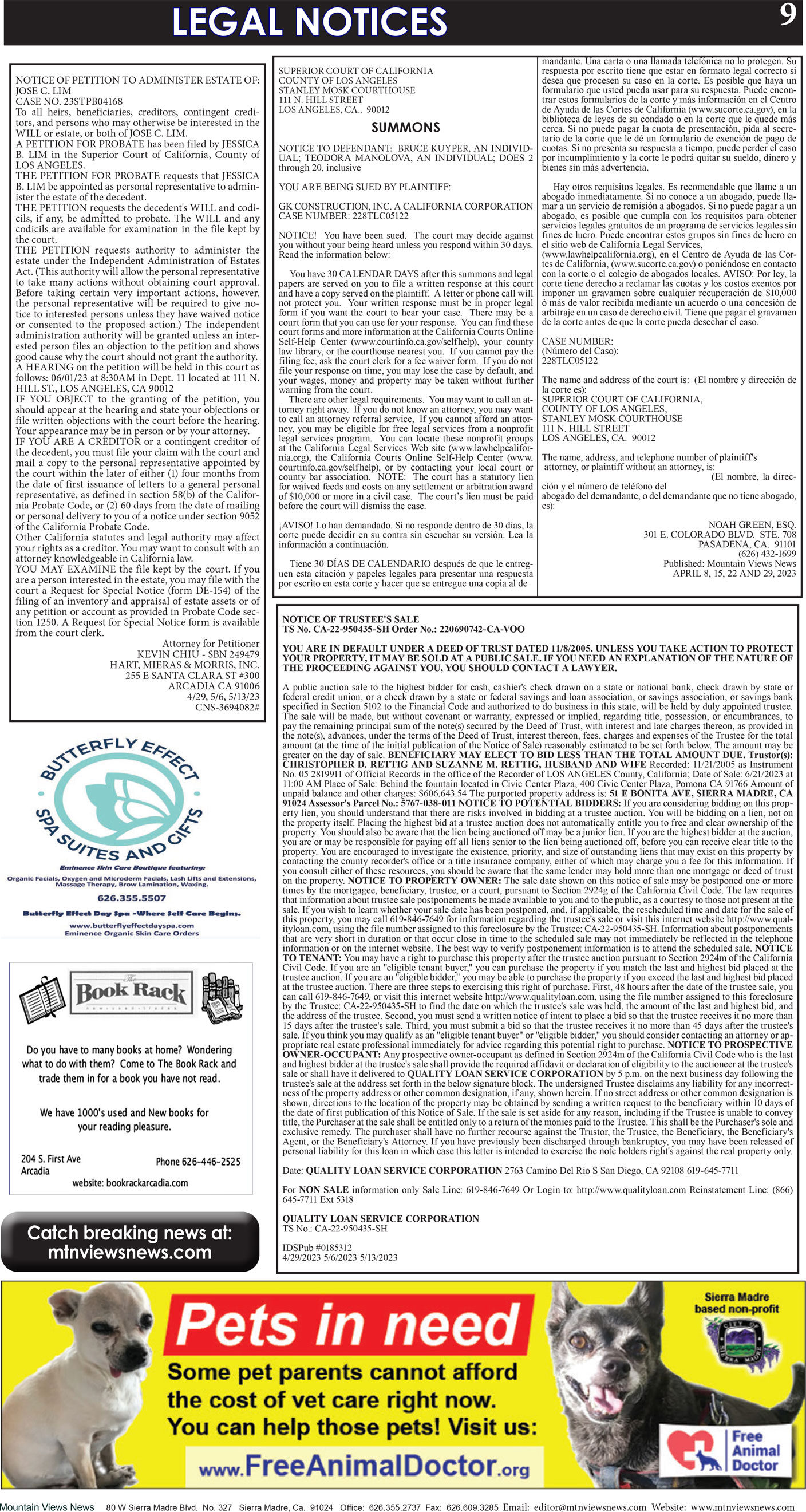 MVNews this week:  Page B:9