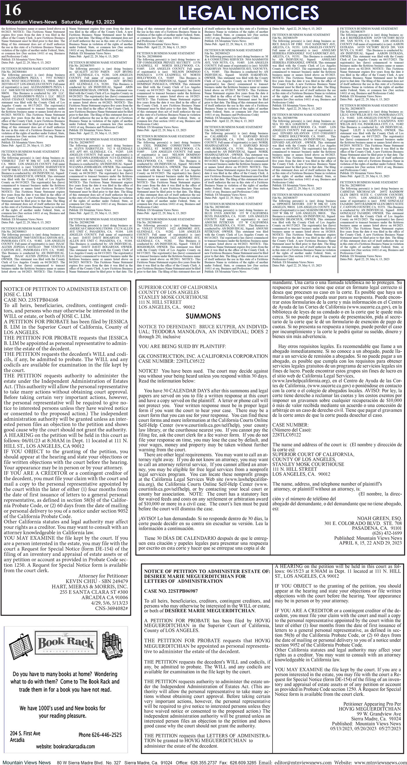 MVNews this week:  Page 16