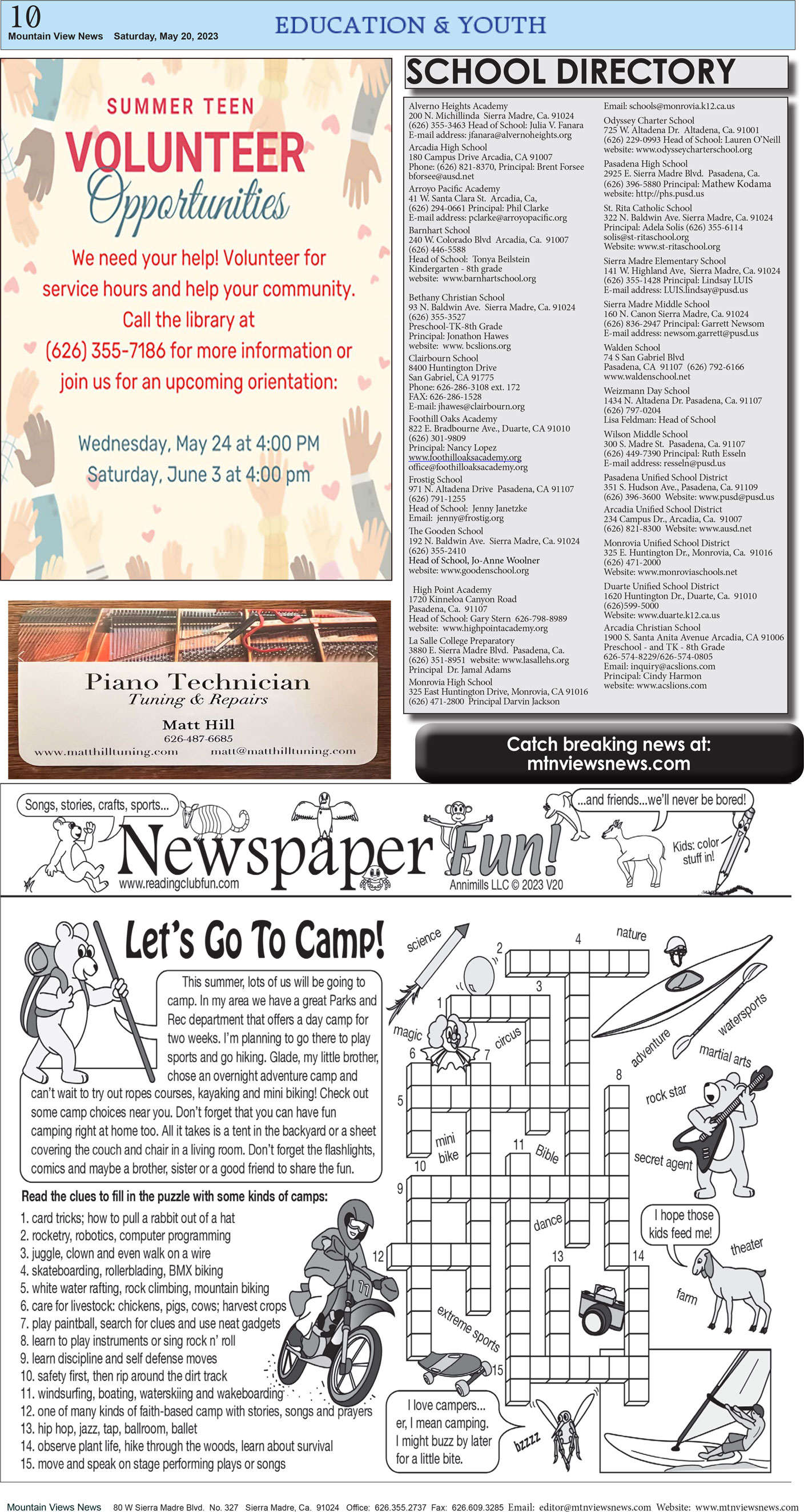 MVNews this week:  Page 10