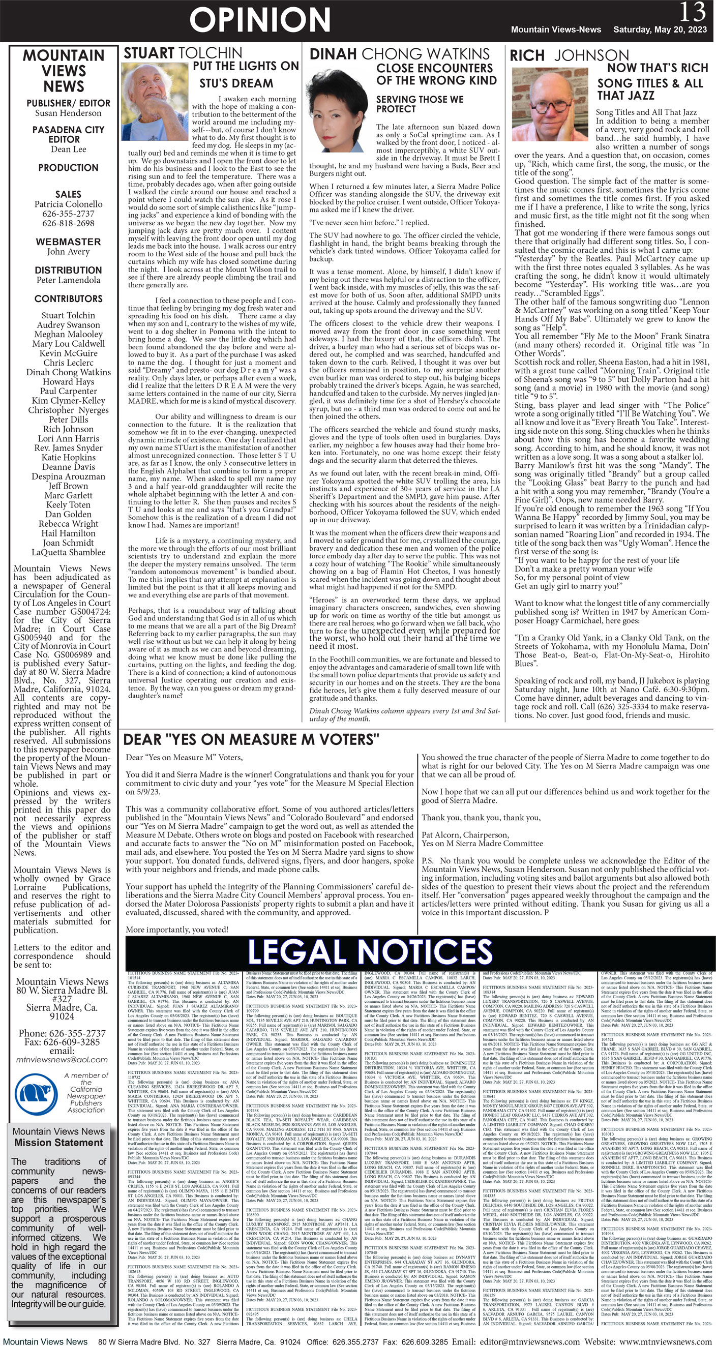 MVNews this week:  Page 13