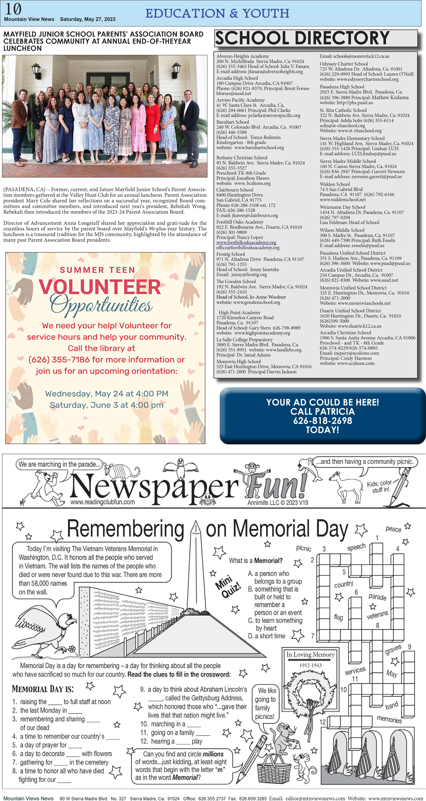 MVNews this week:  Page 10