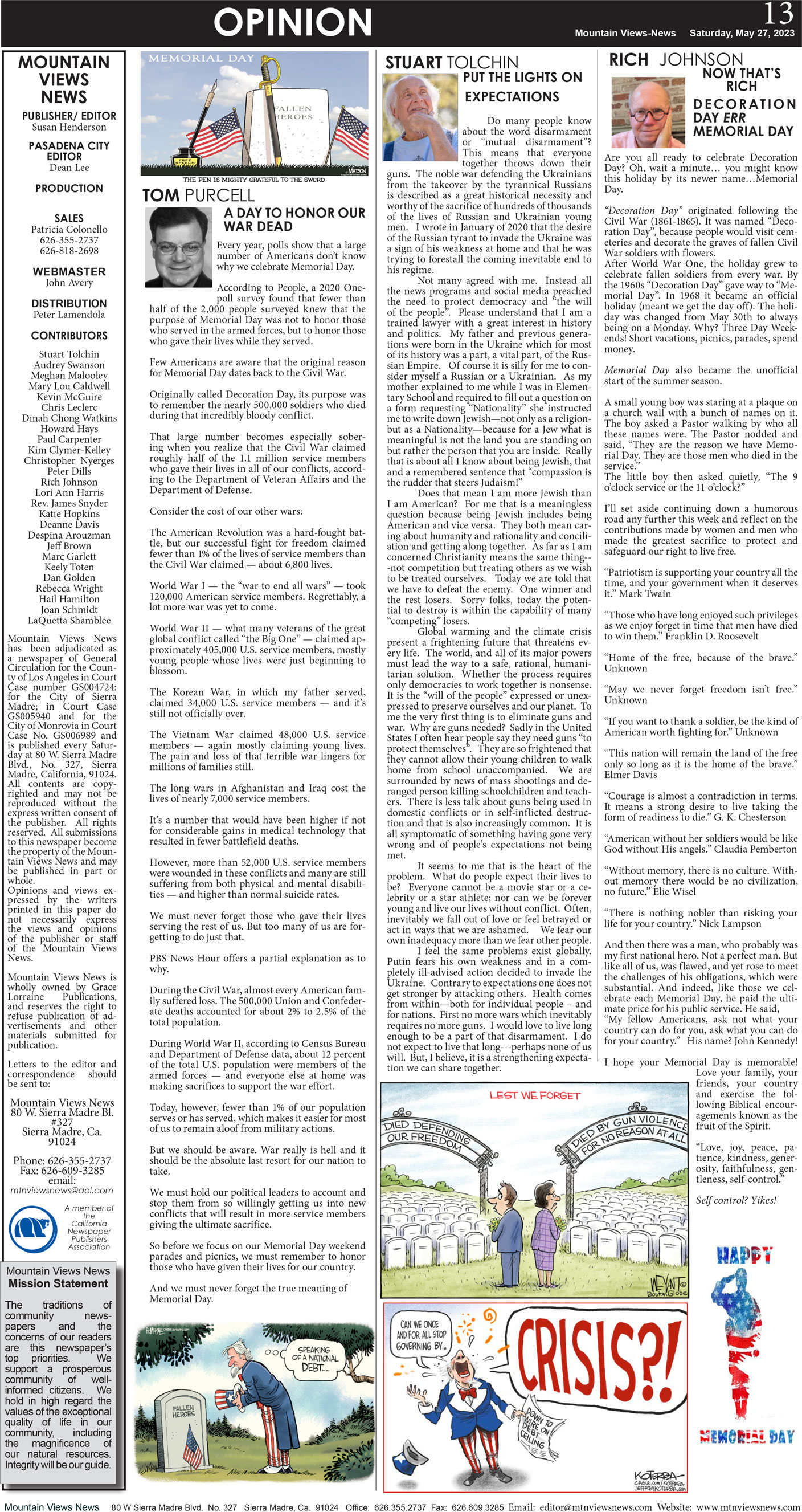 MVNews this week:  Page 13