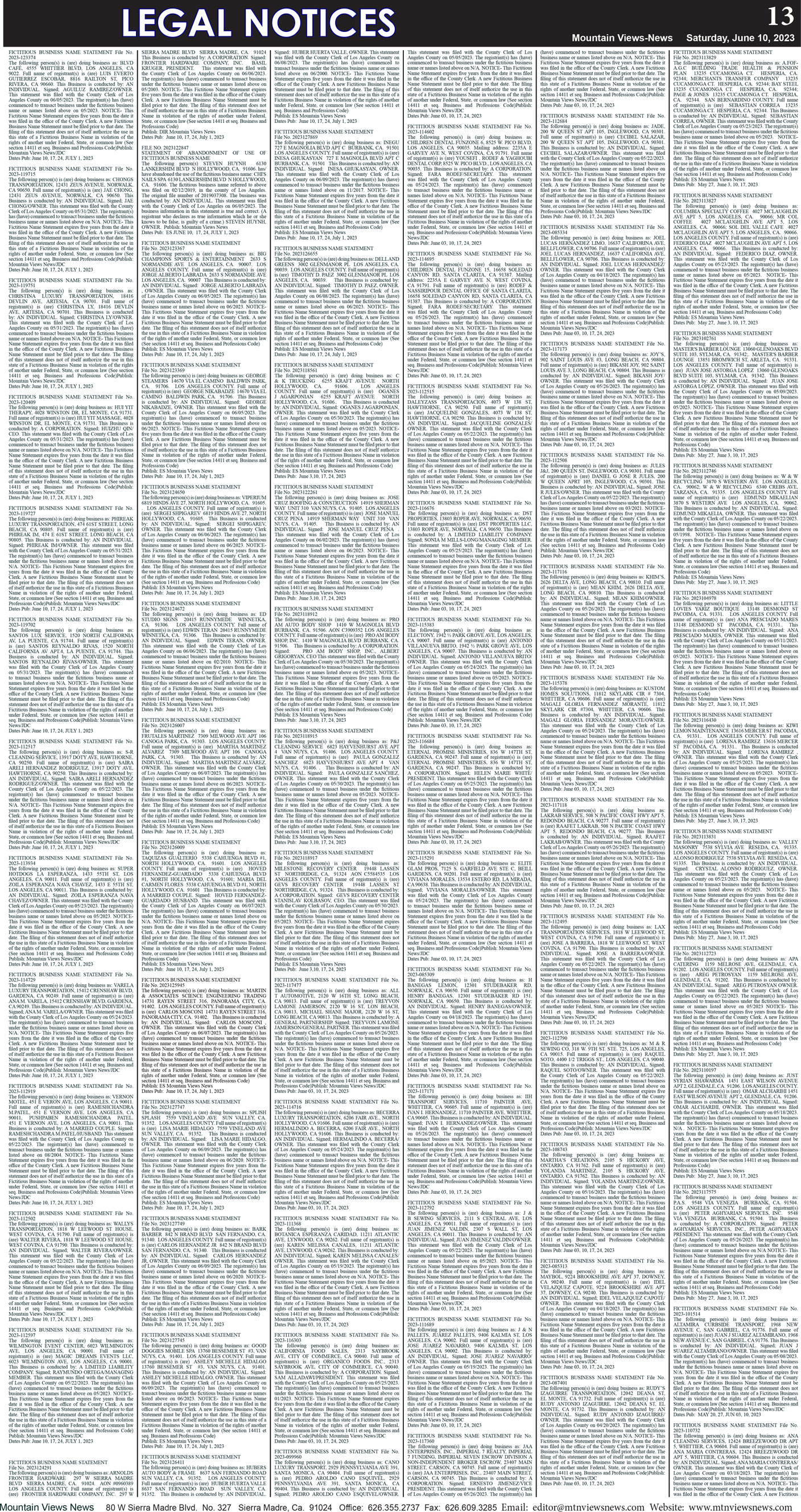 MVNews this week:  Page 13