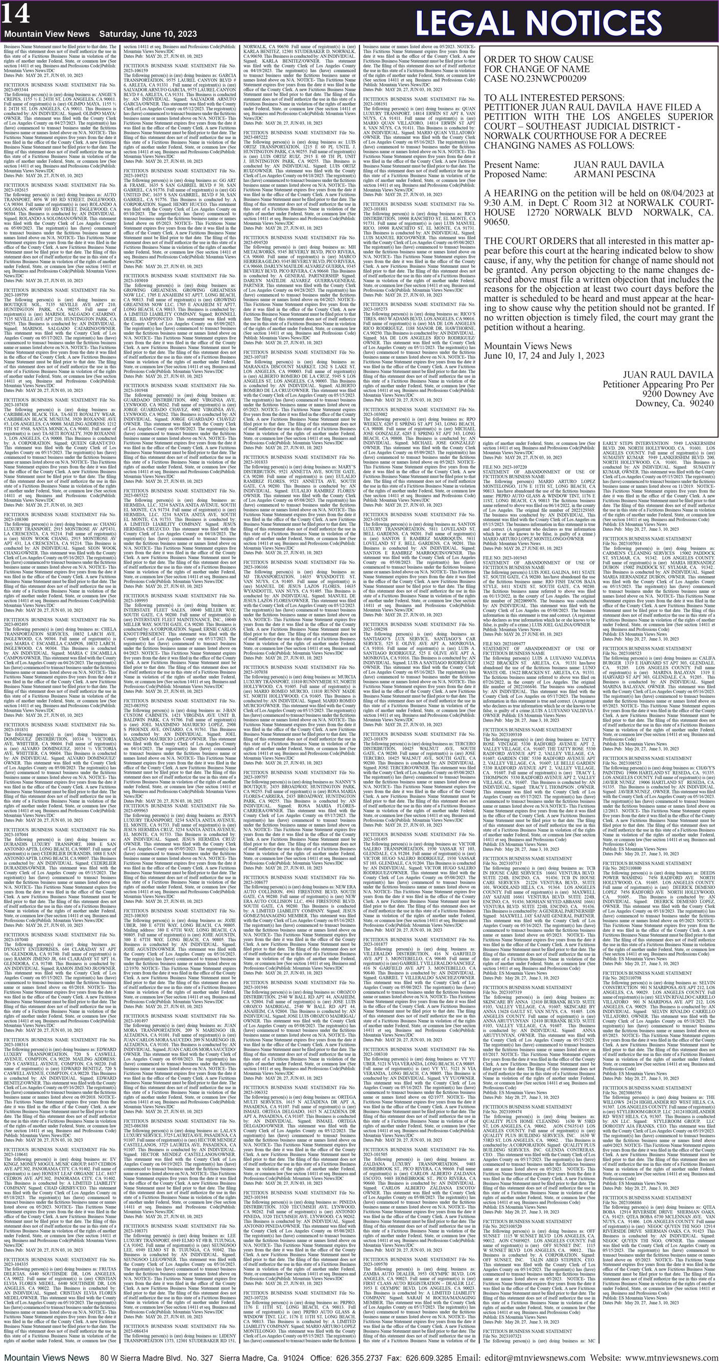 MVNews this week:  Page 14