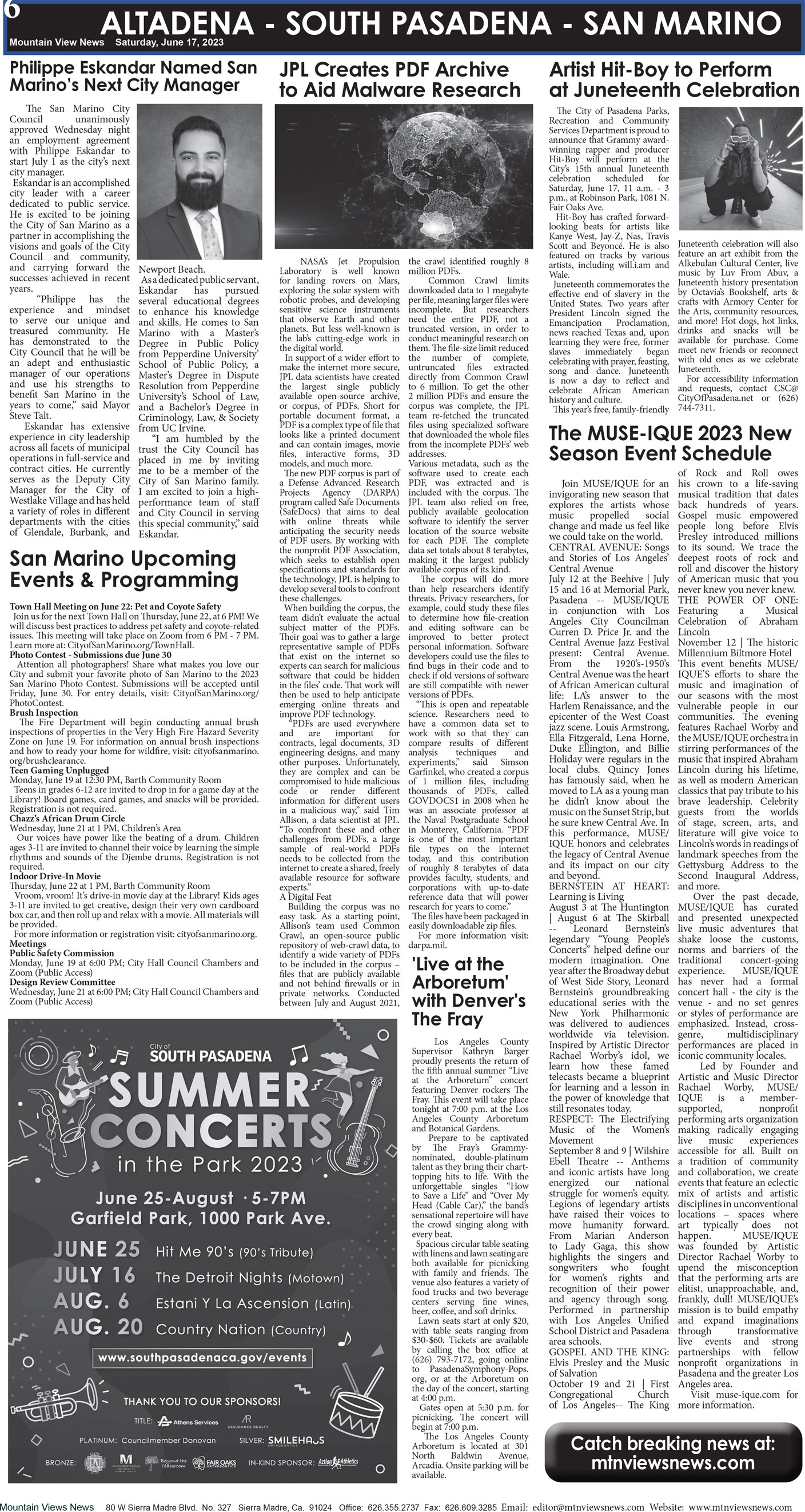 MVNews this week:  Page 6