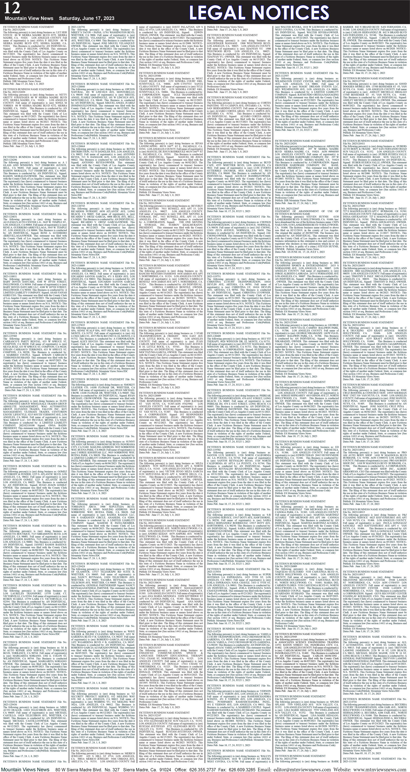 MVNews this week:  Page 12