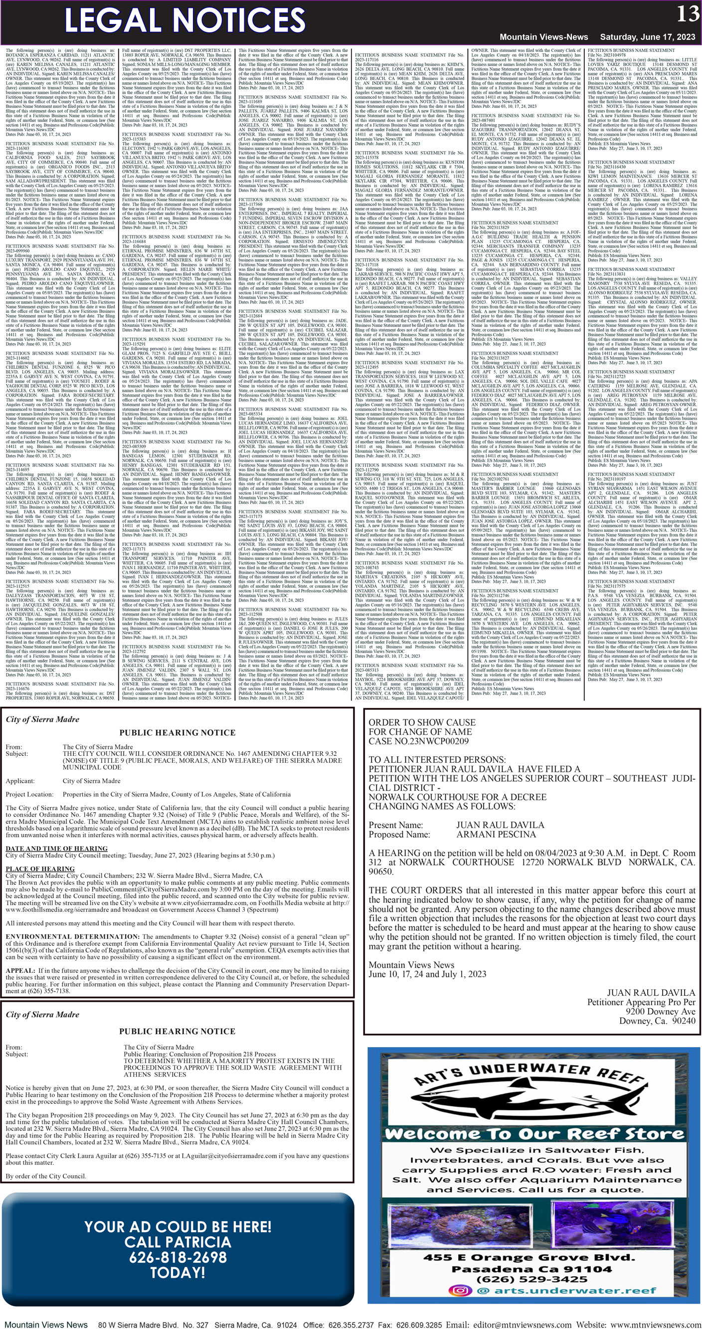 MVNews this week:  Page 13