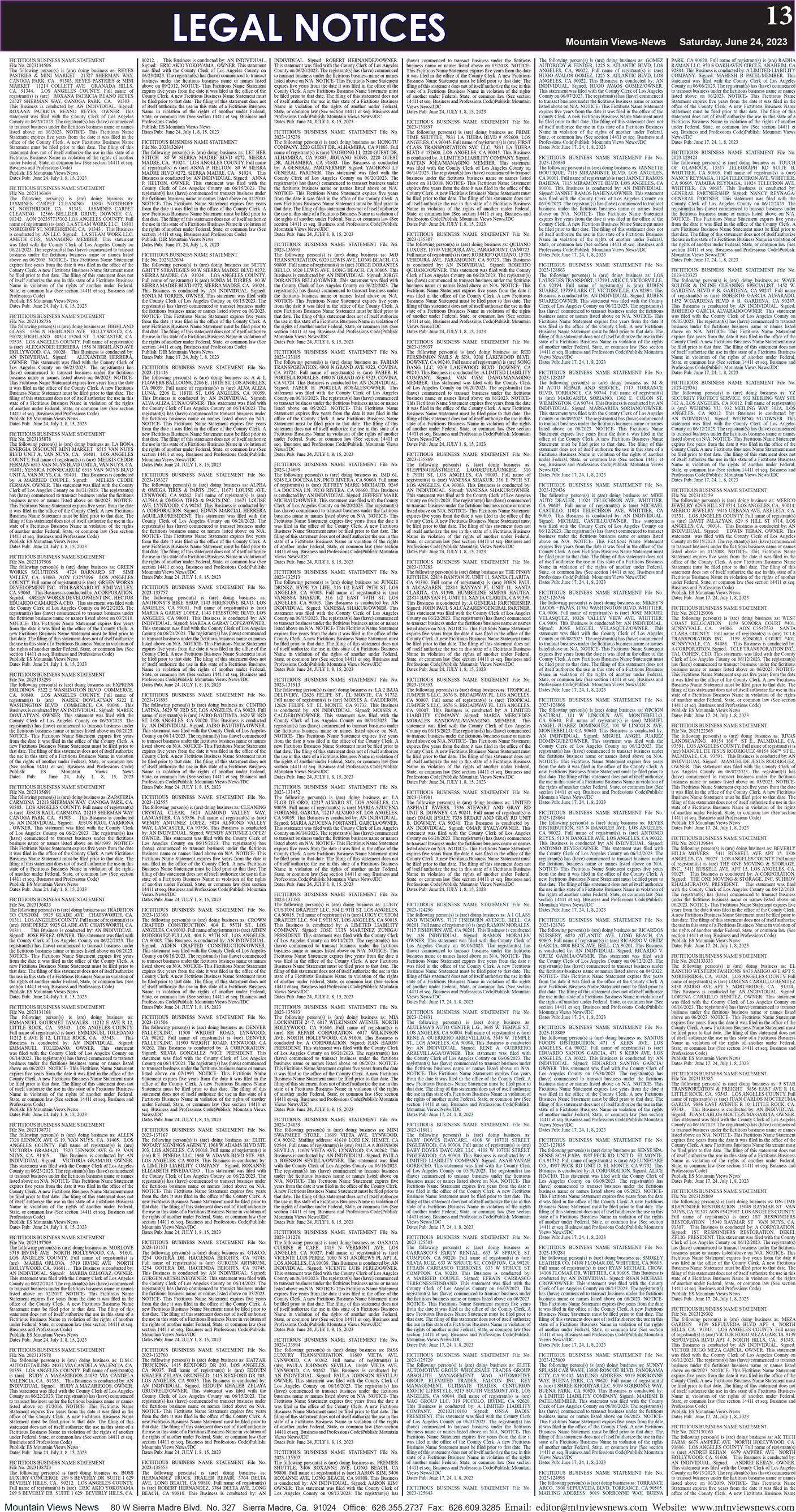 MVNews this week:  Page 13