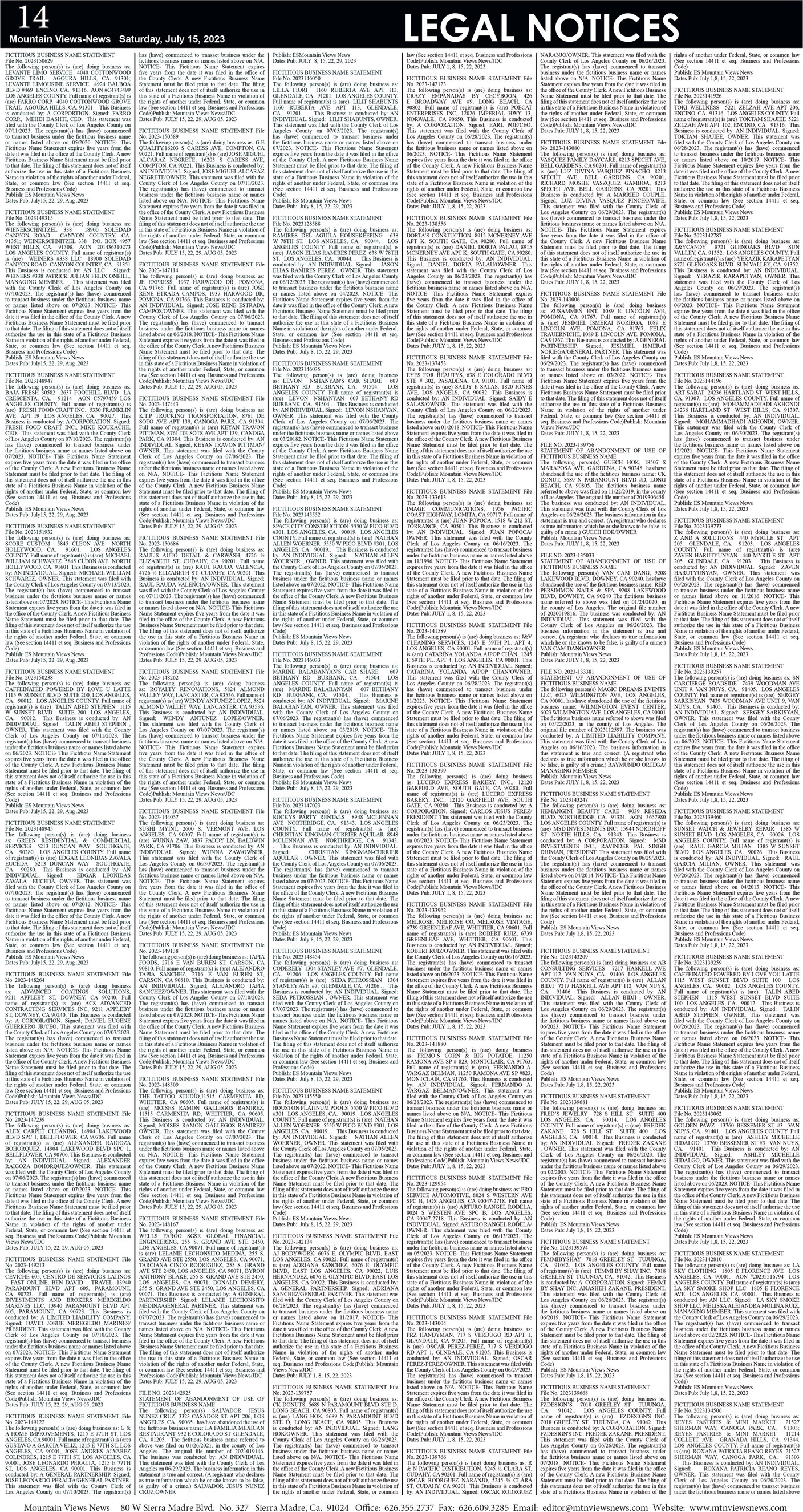 MVNews this week:  Page 14