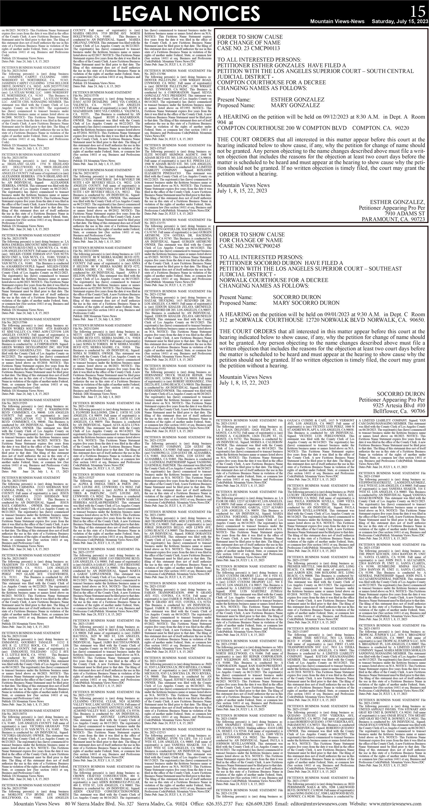 MVNews this week:  Page 15