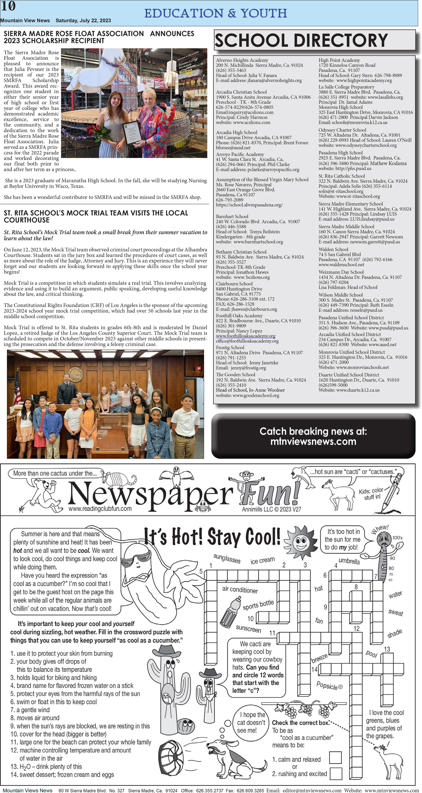 MVNews this week:  Page 10