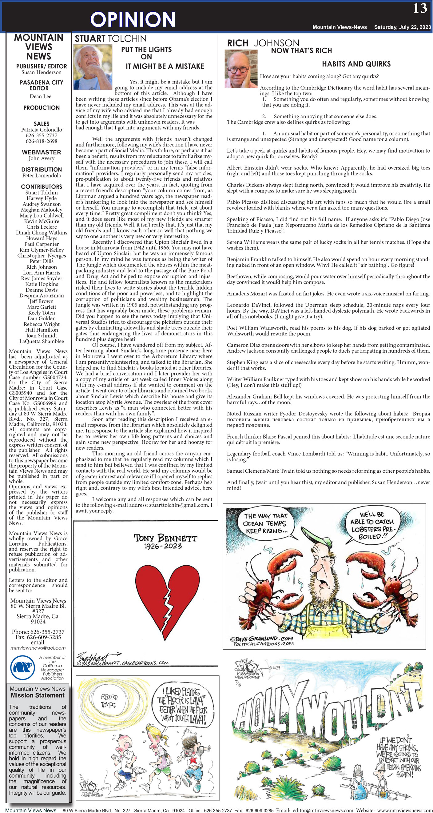 MVNews this week:  Page 13