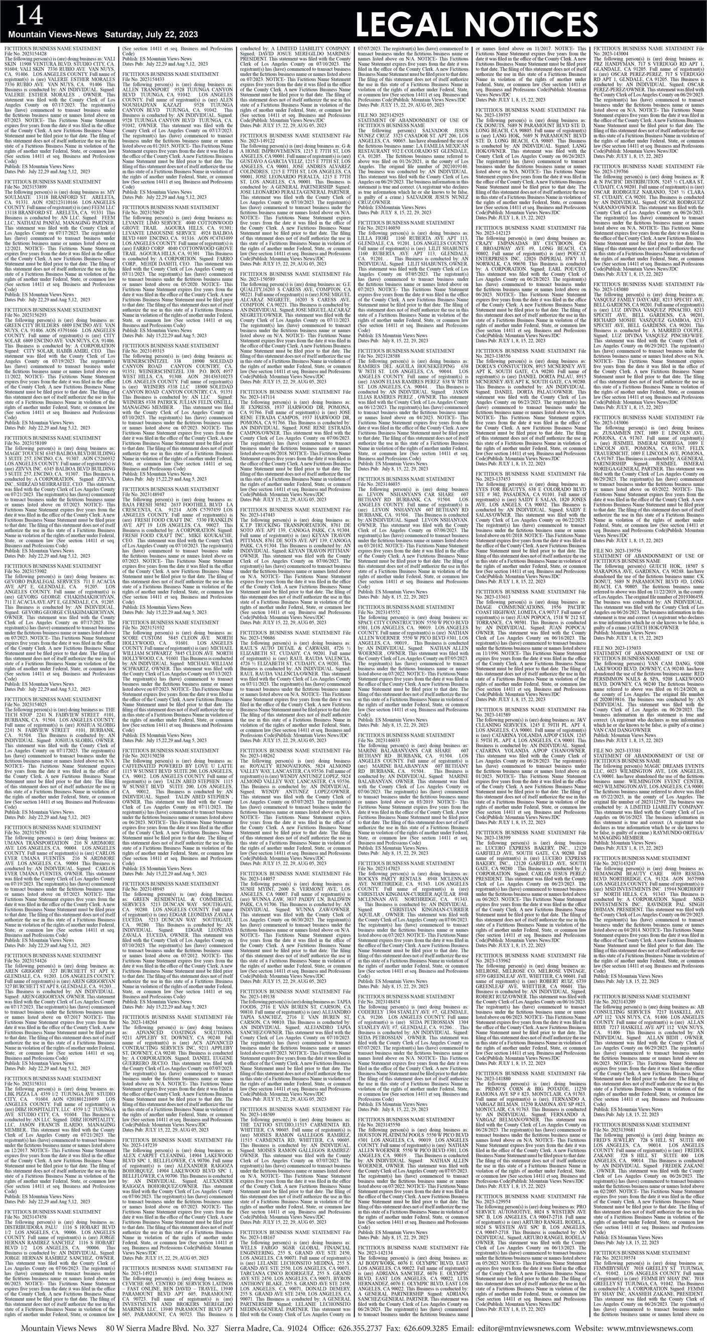 MVNews this week:  Page 14