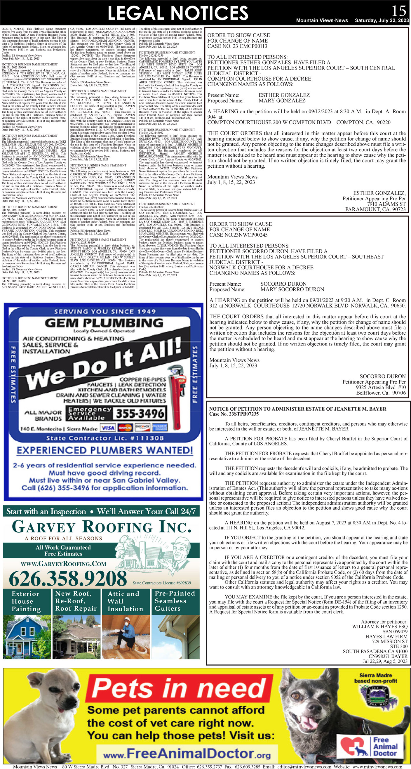 MVNews this week:  Page 15