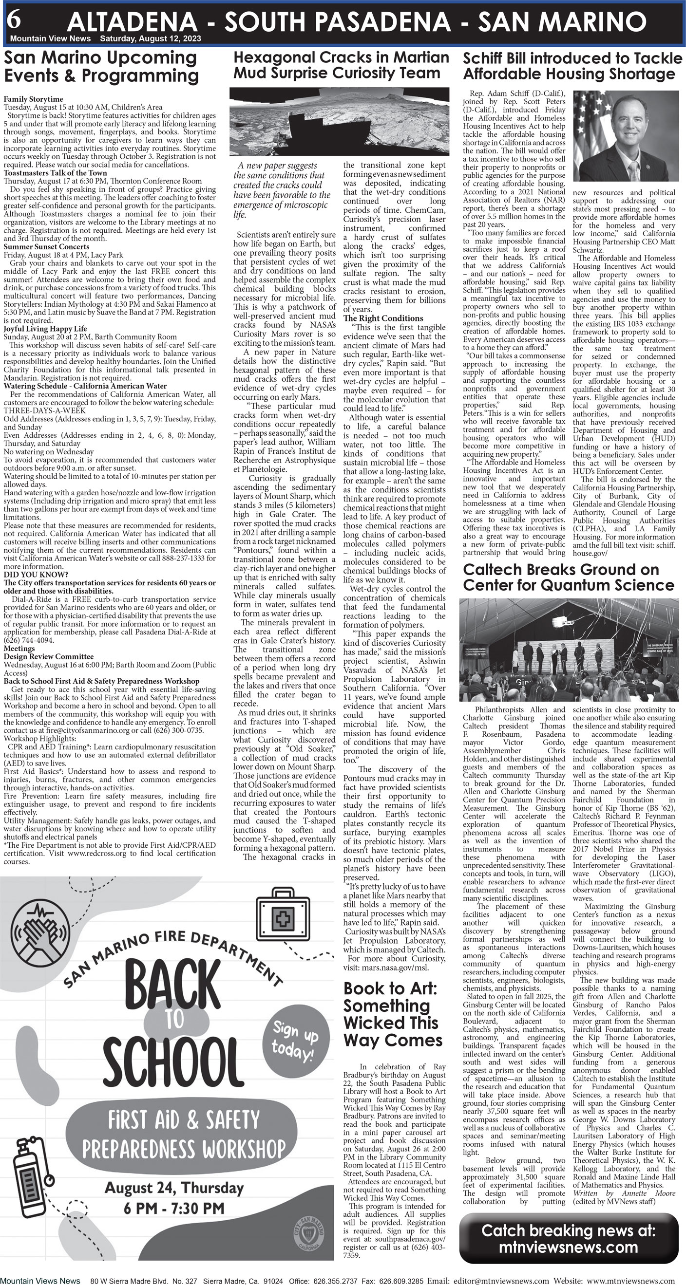 MVNews this week:  Page 6