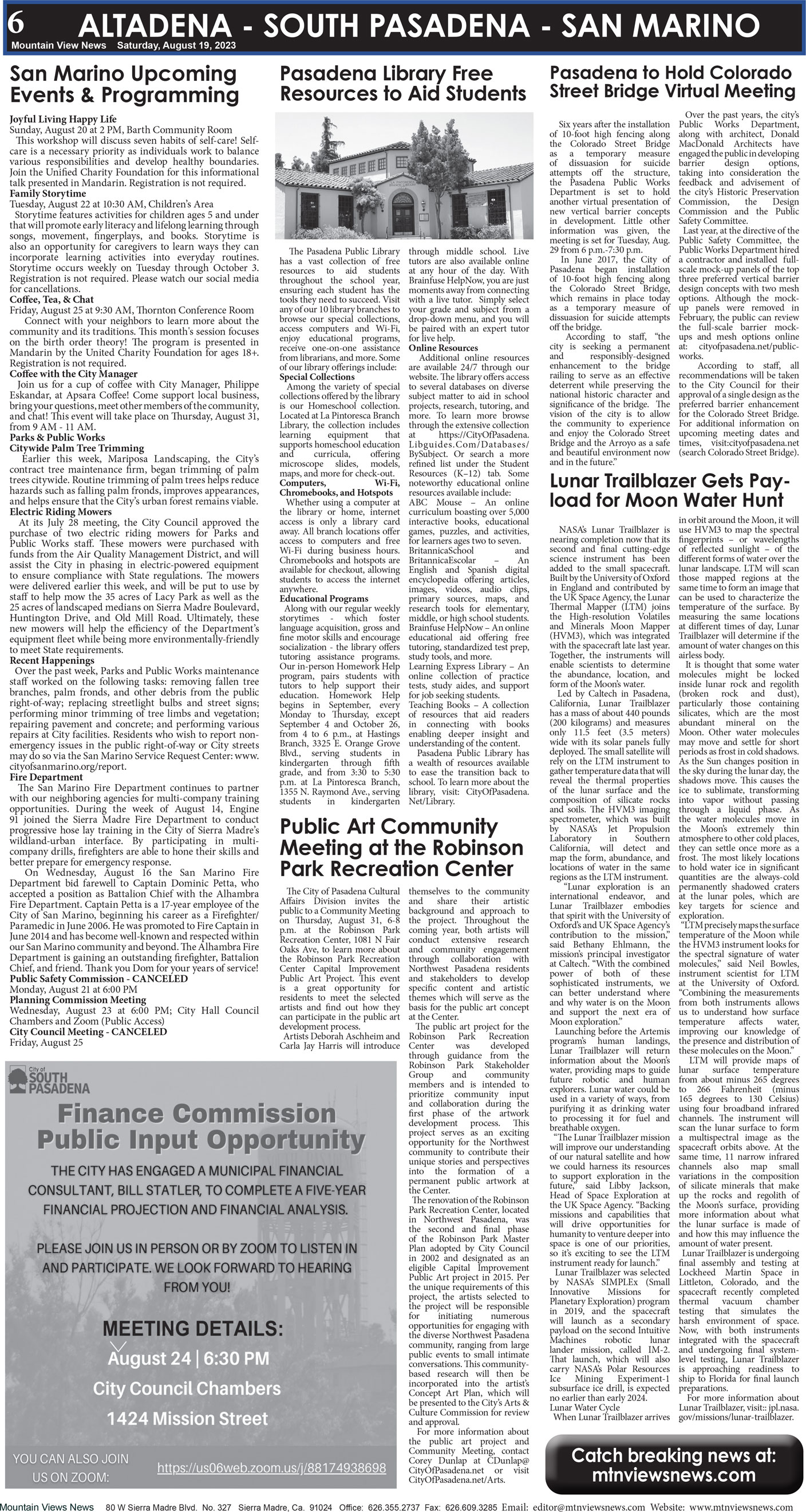 MVNews this week:  Page 6