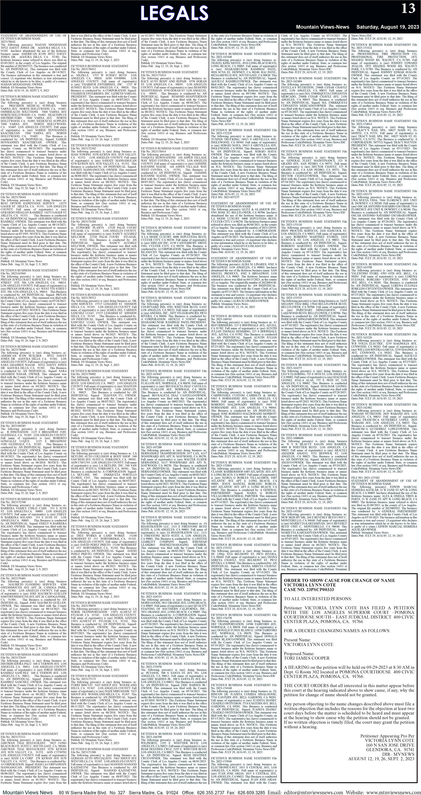 MVNews this week:  Page 13