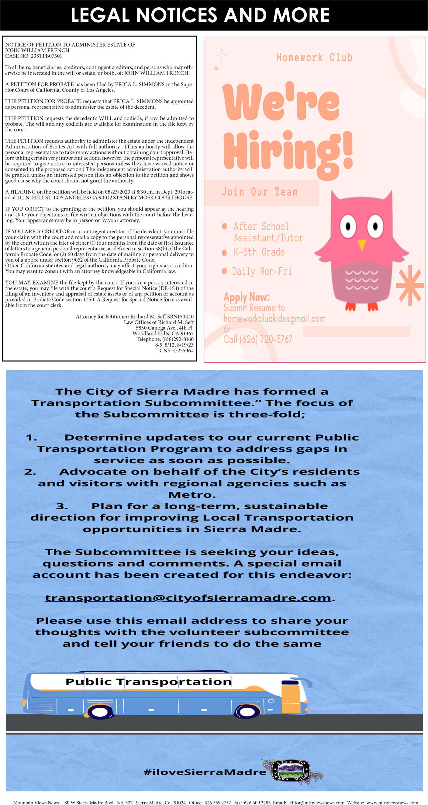 MVNews this week:  Page 14