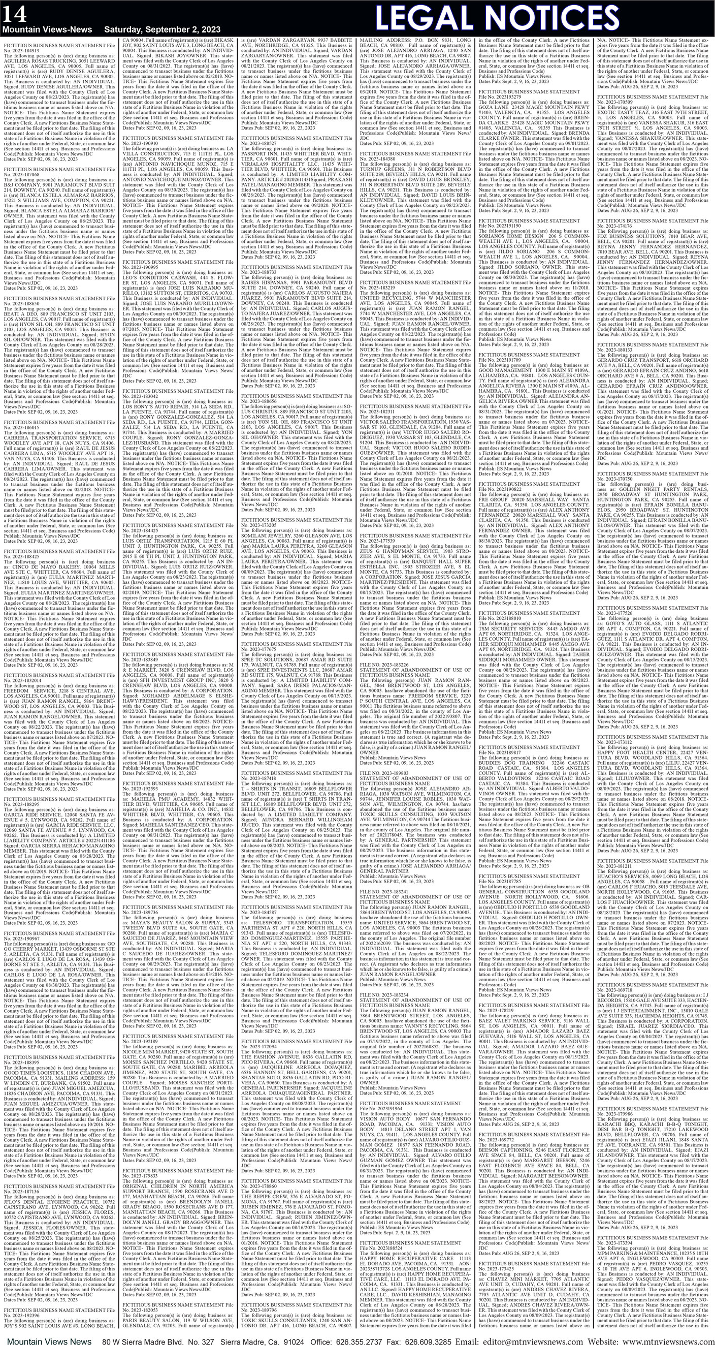 MVNews this week:  Page 14