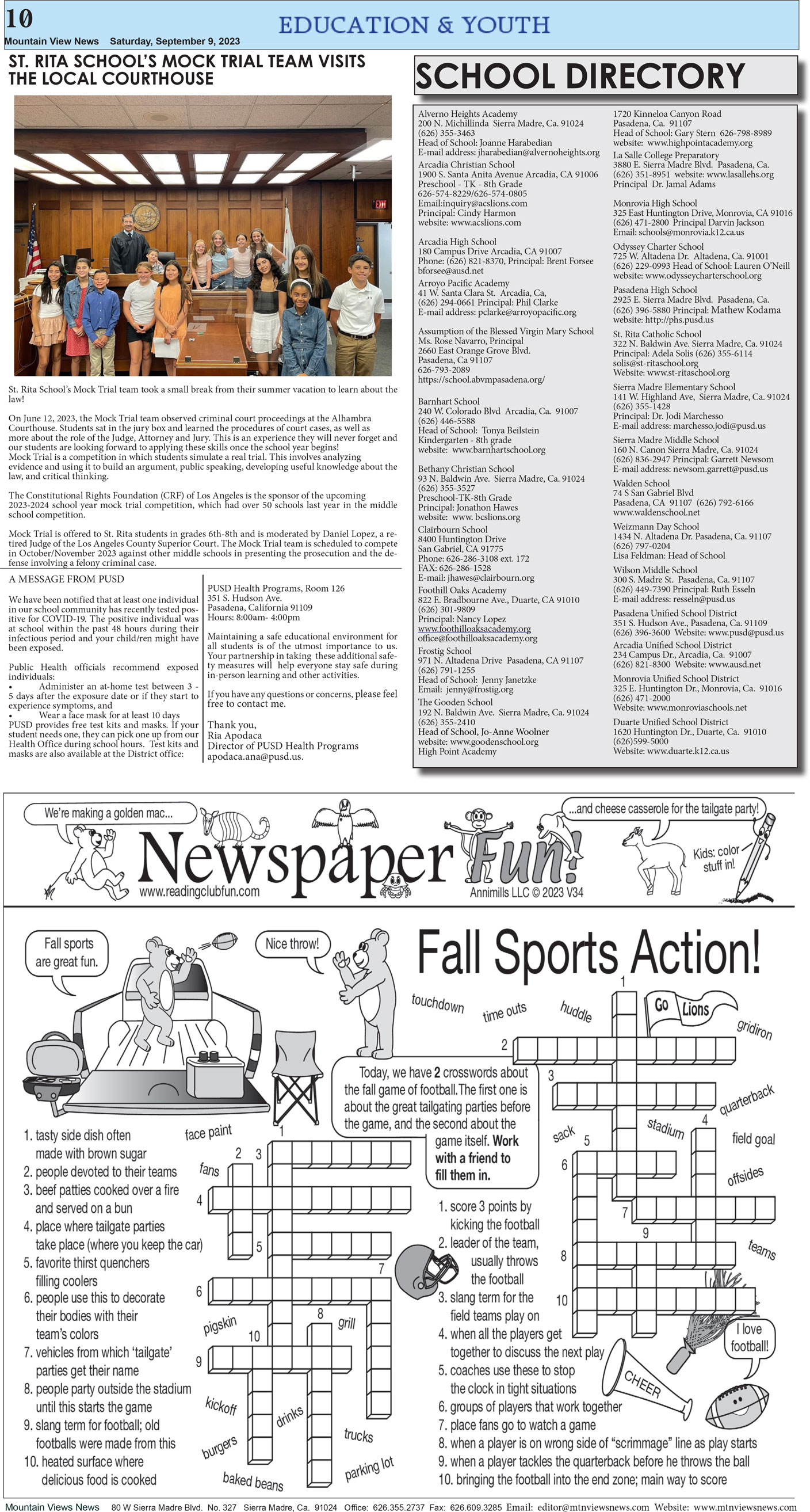 MVNews this week:  Page 10