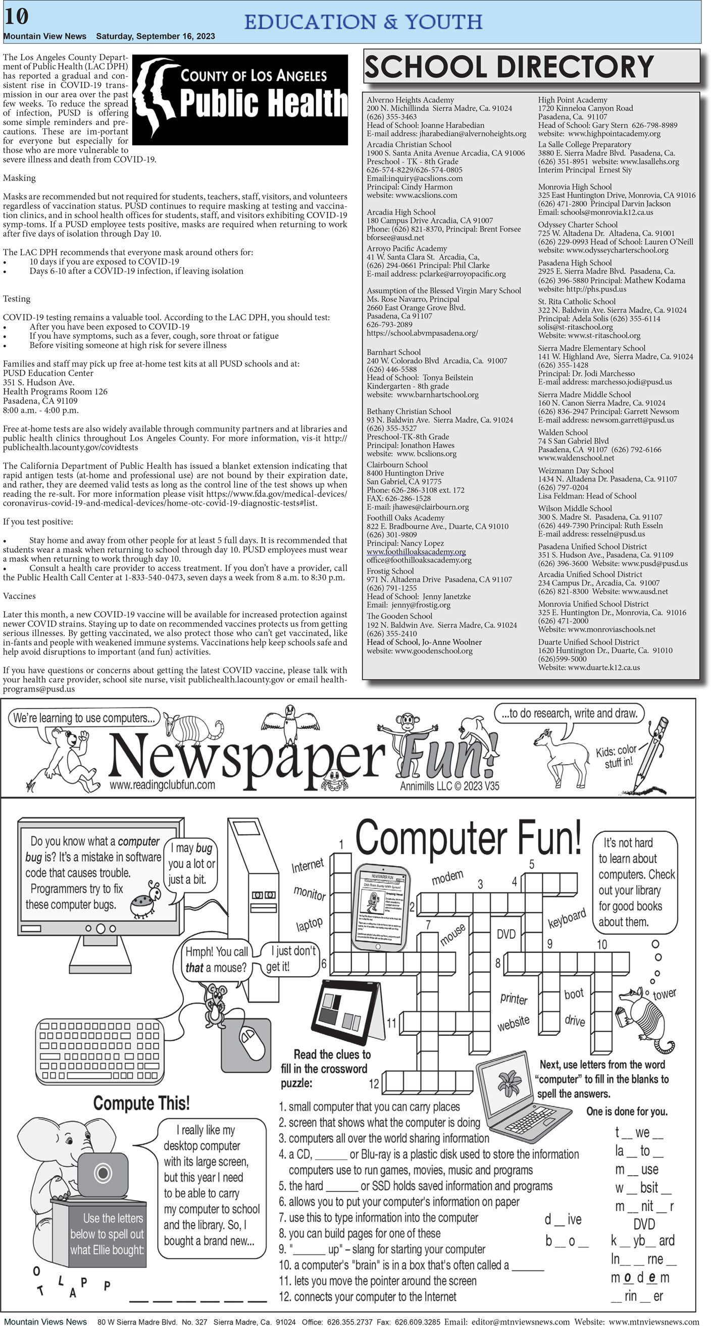 MVNews this week:  Page 10