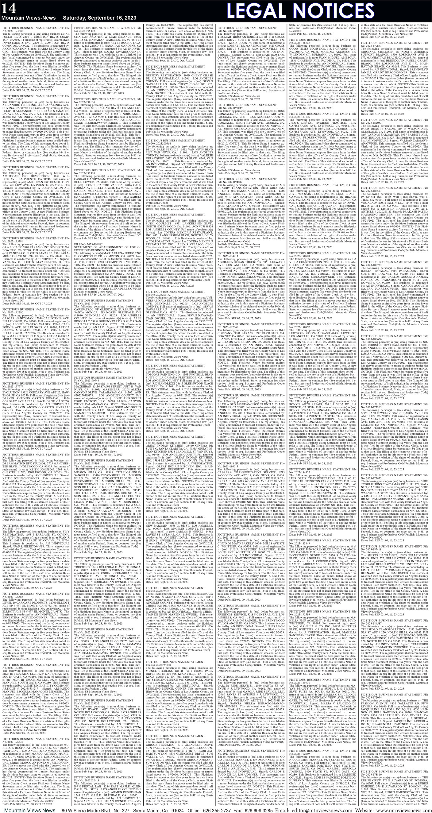 MVNews this week:  Page 14