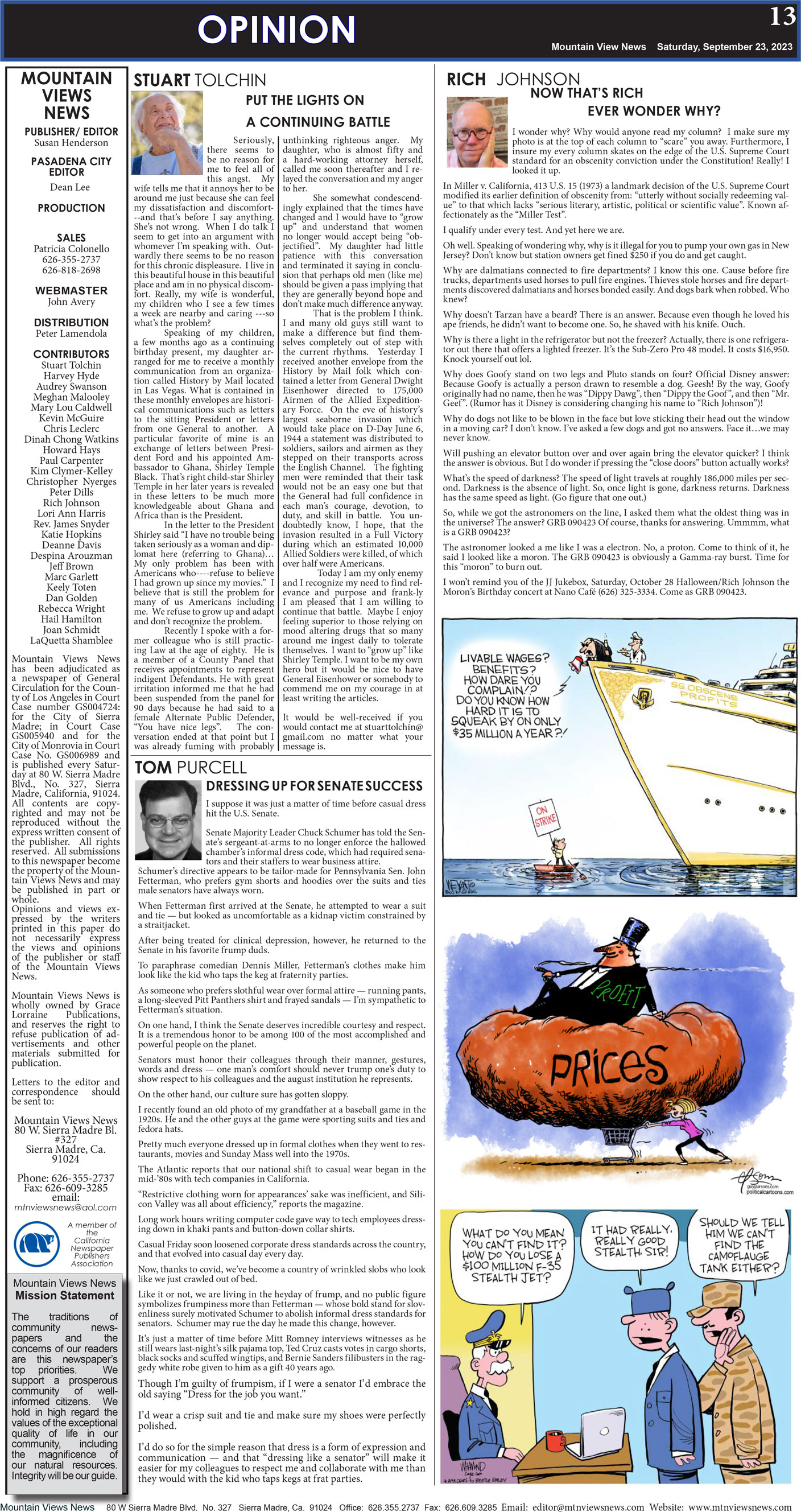 MVNews this week:  Page 13