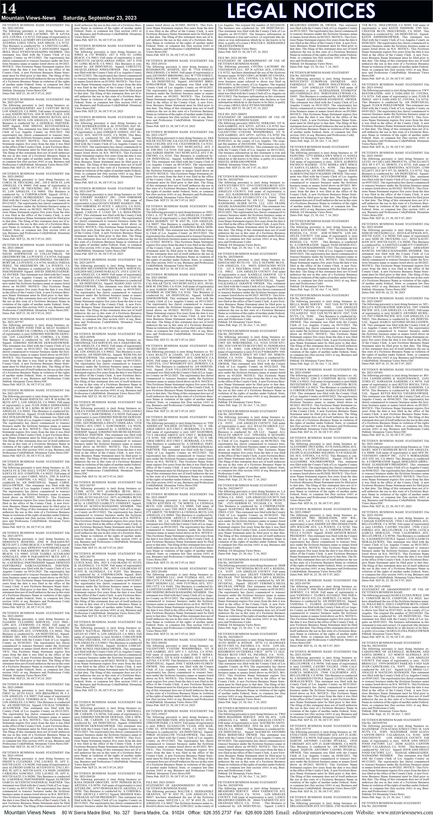 MVNews this week:  Page 14