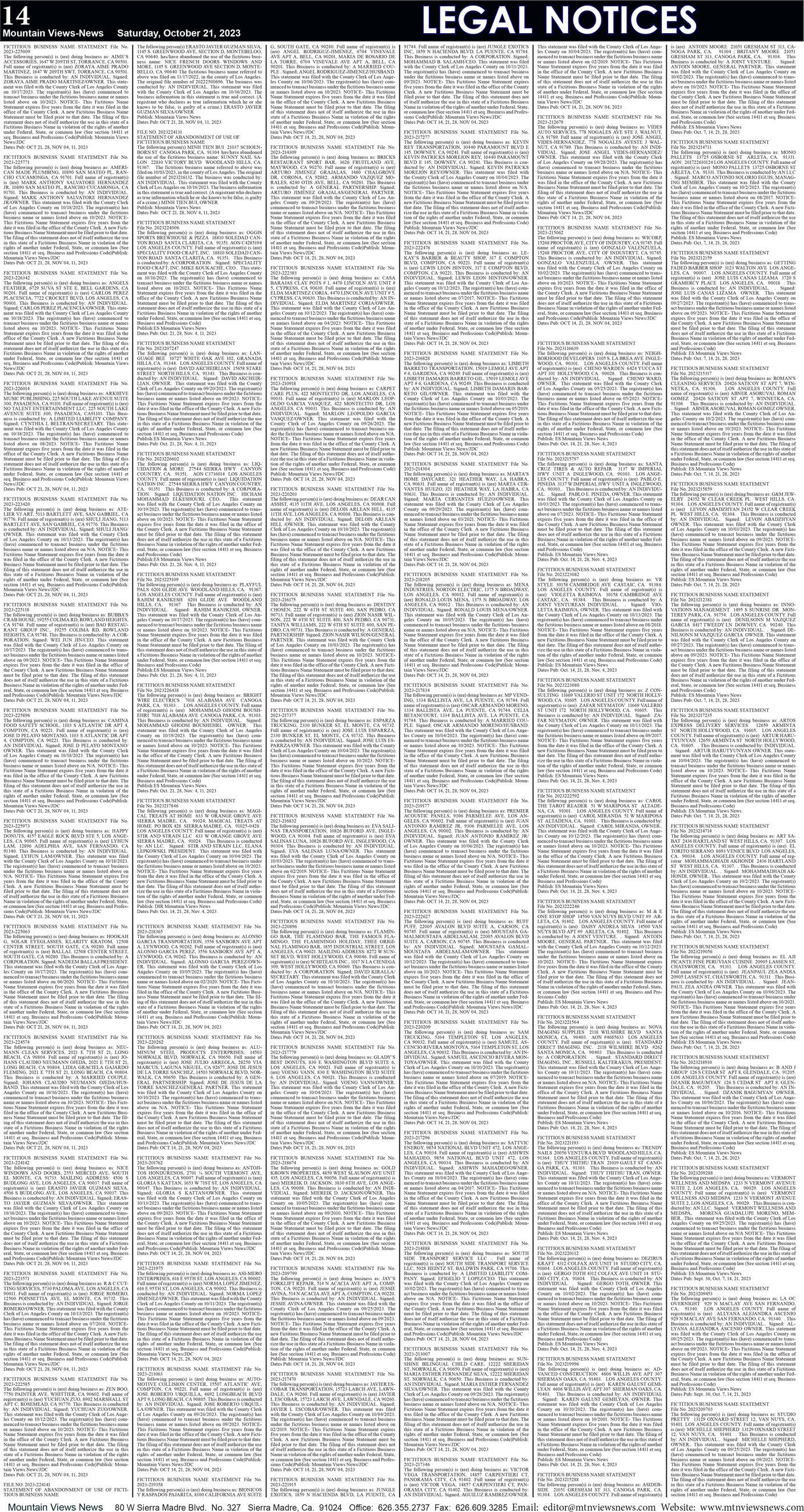 MVNews this week:  Page 14