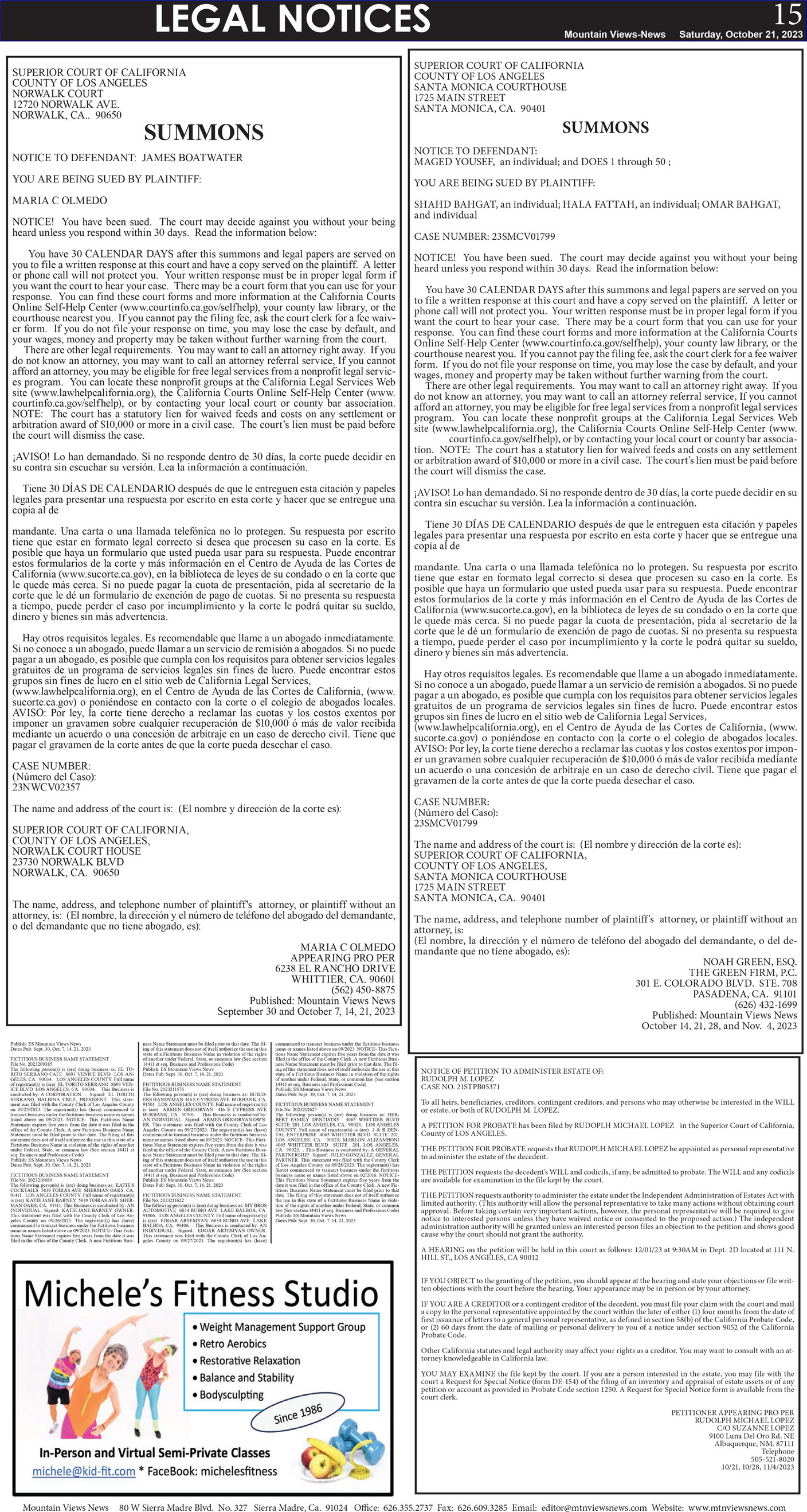 MVNews this week:  Page 15