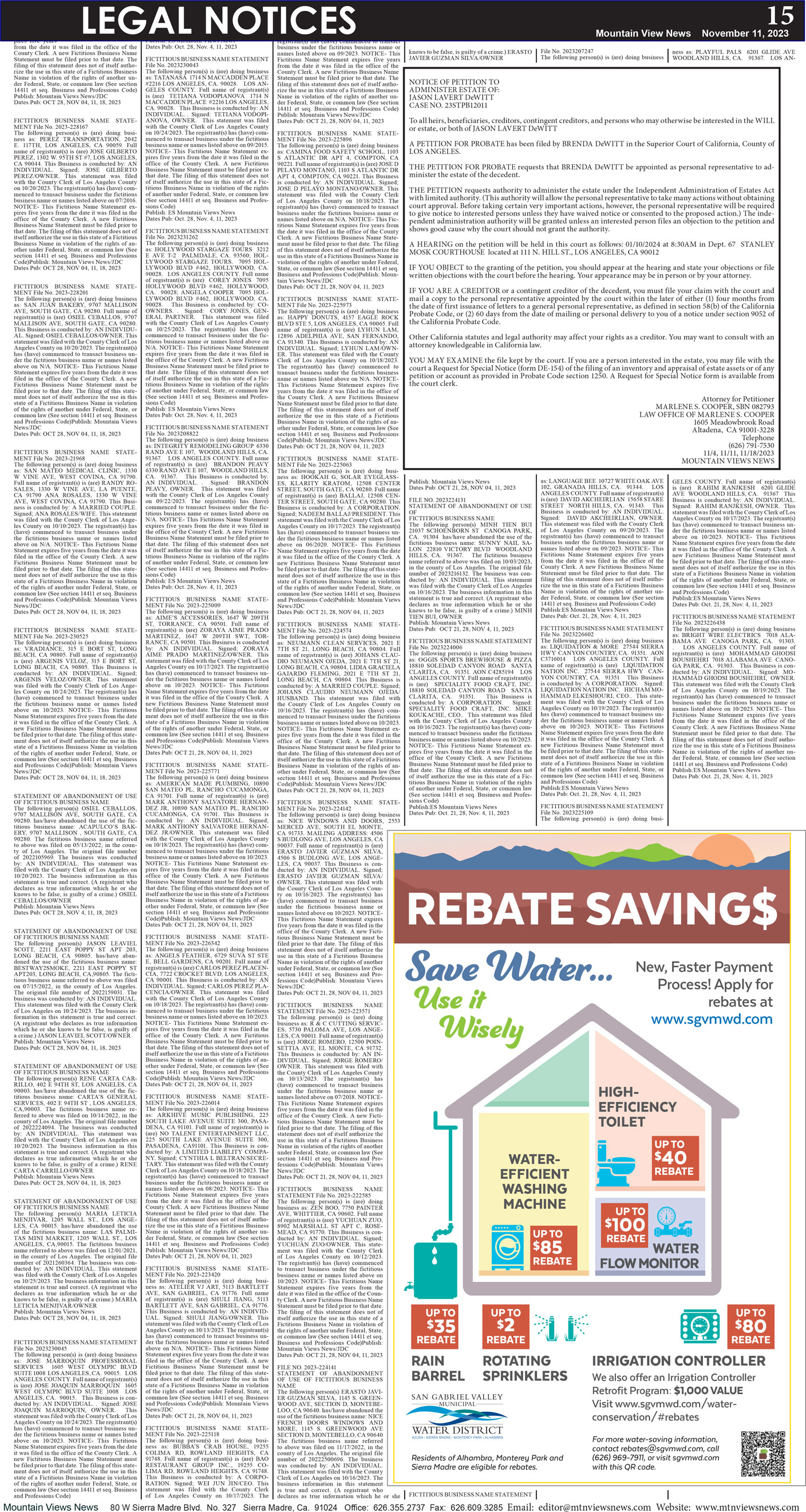 MVNews this week:  Page 15