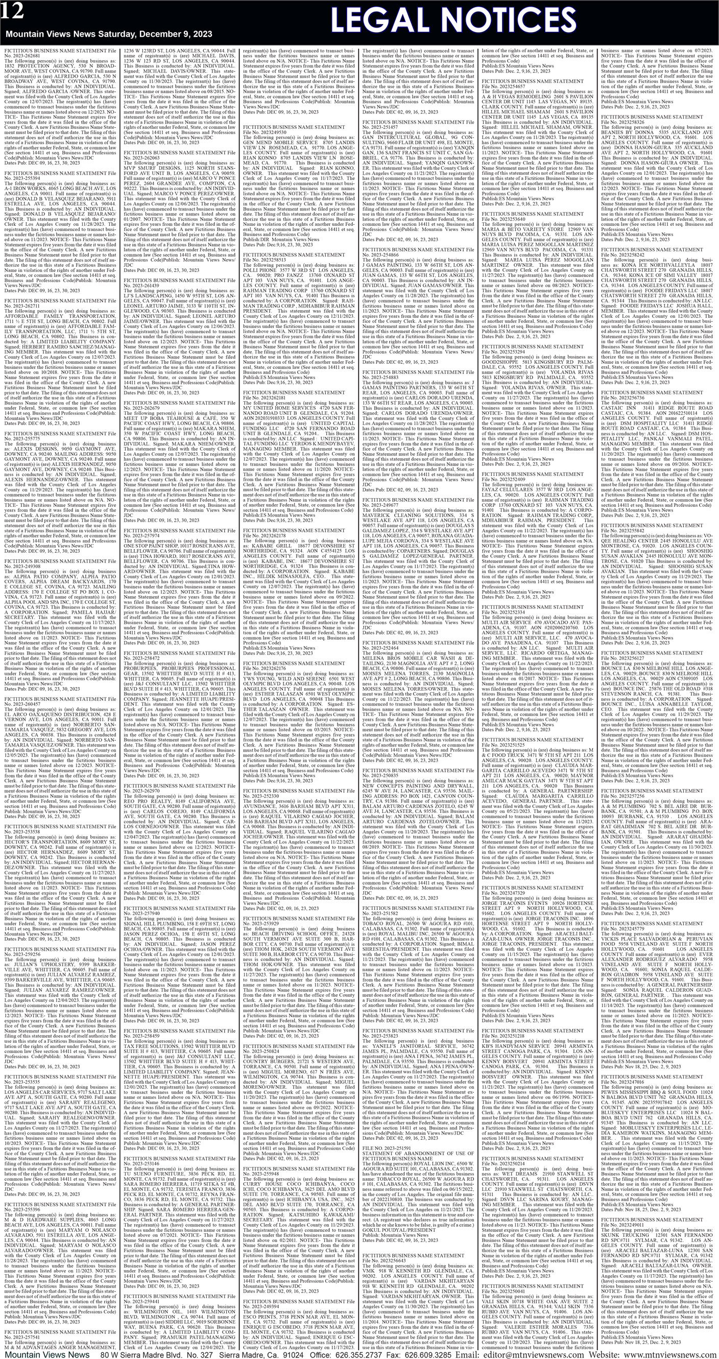 MVNews this week:  Page 12