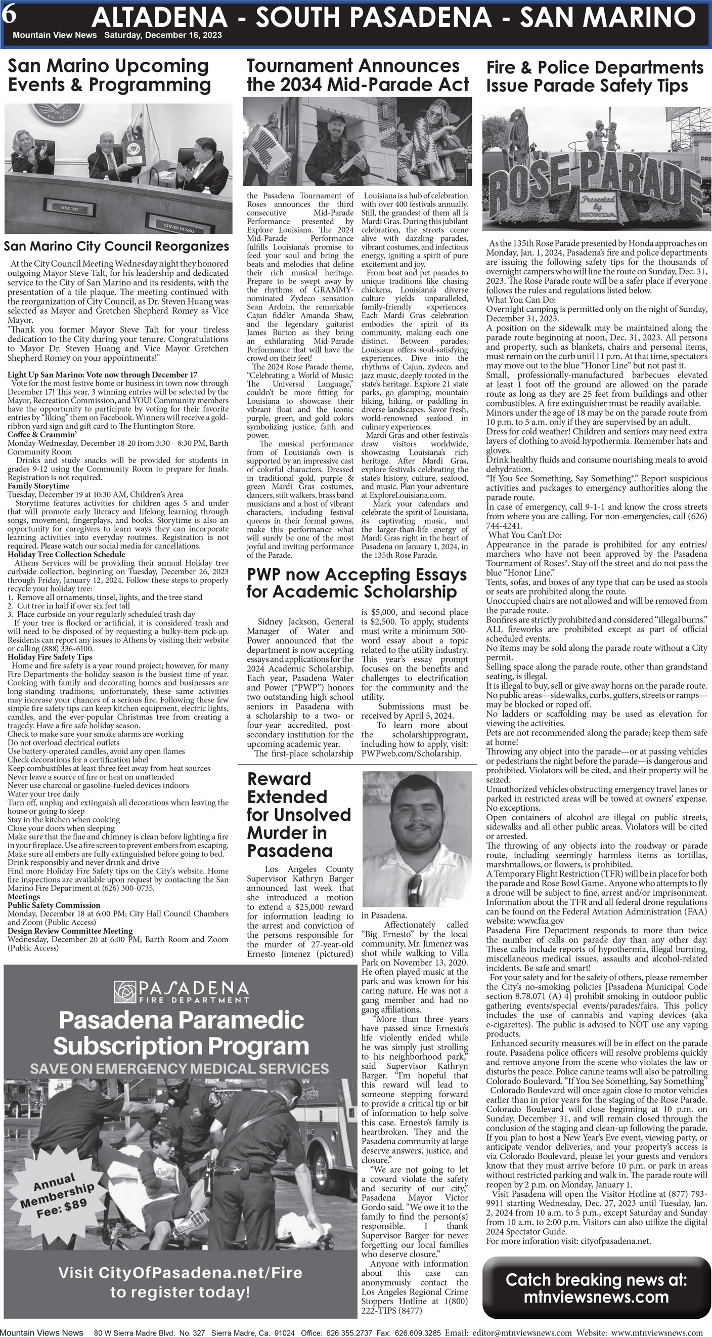 MVNews this week:  Page 6