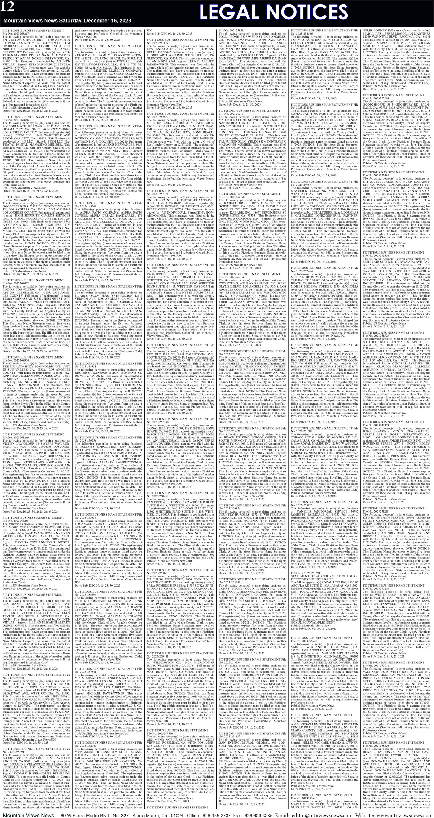 MVNews this week:  Page 12