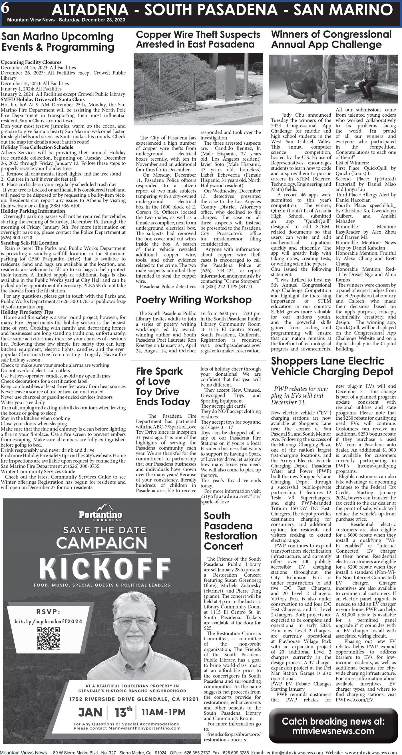 MVNews this week:  Page 6