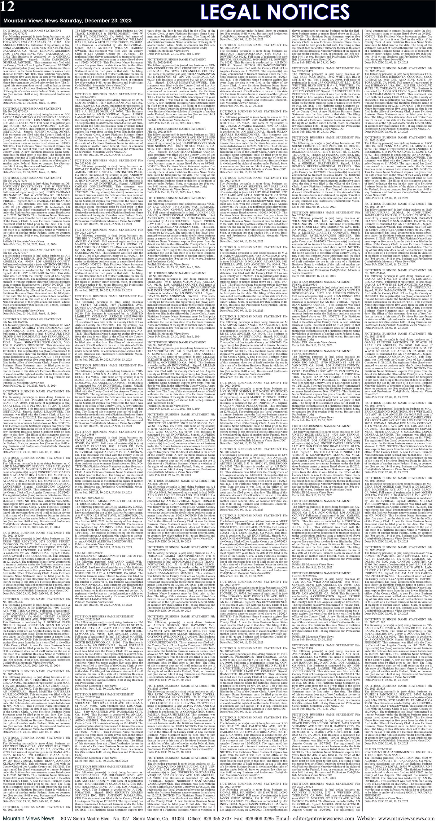 MVNews this week:  Page 12