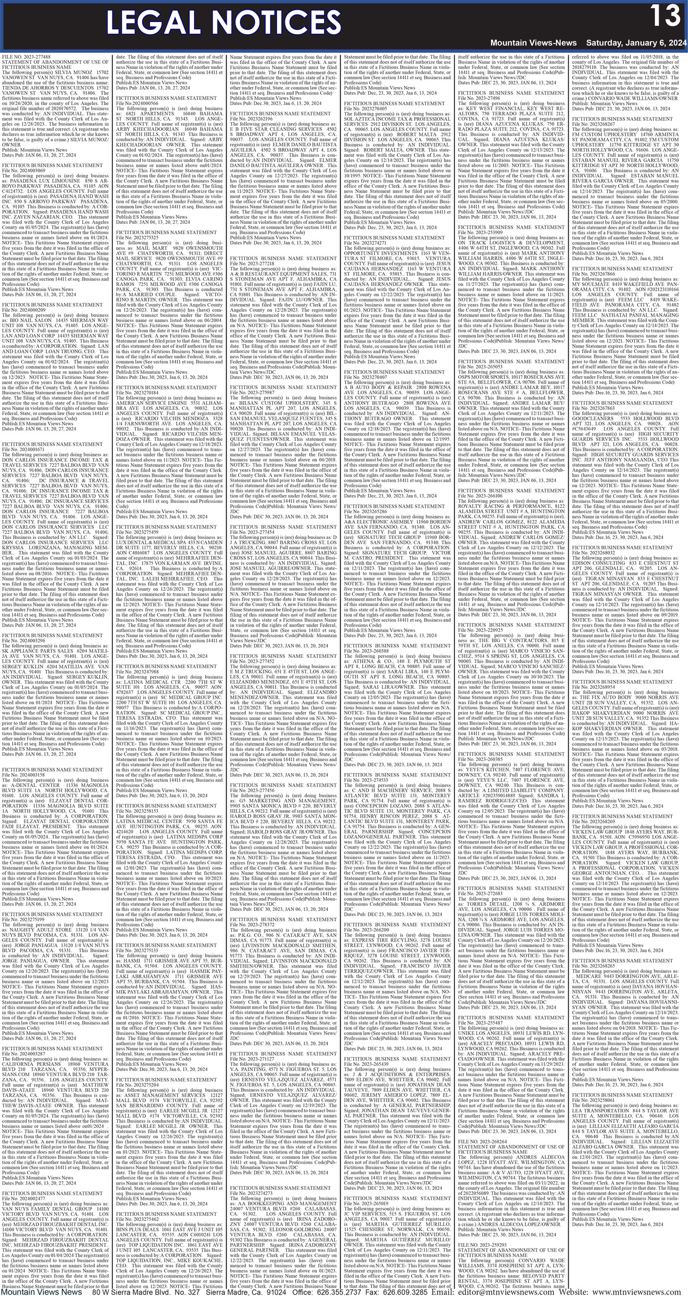 MVNews this week:  Page 13